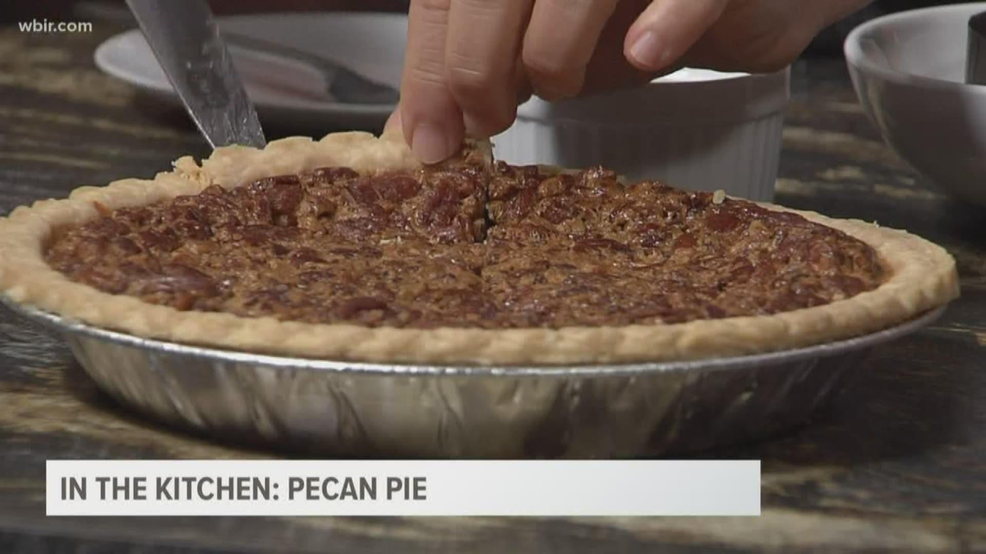 Mahasti Vafaie from the Tomato Head is in the kitchen showing us how to make a Pecan Pie.