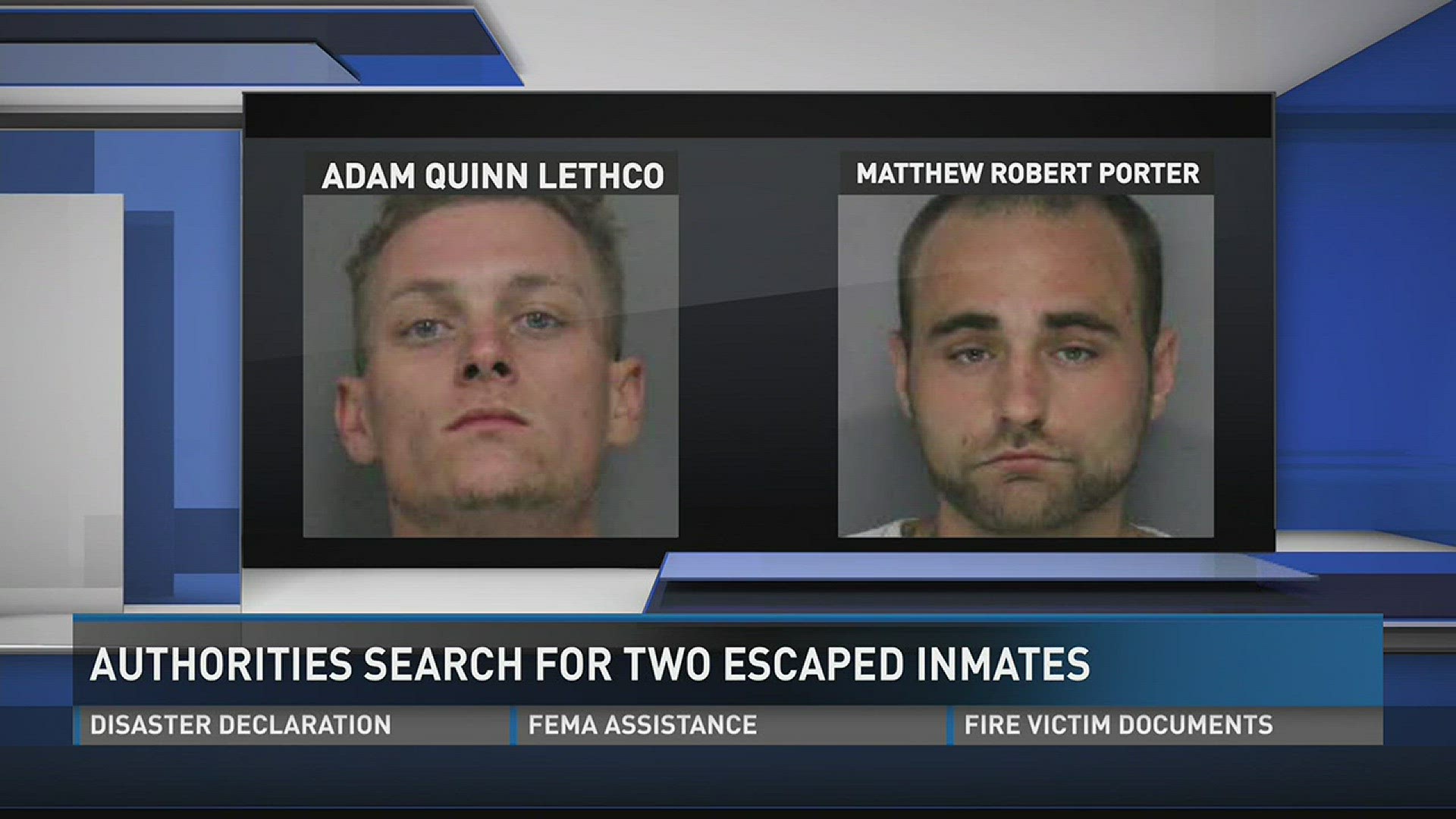 The Jefferson County Sheriff's Office is still searching for two inmates on the run after four total escaped from a county work house early Friday morning.