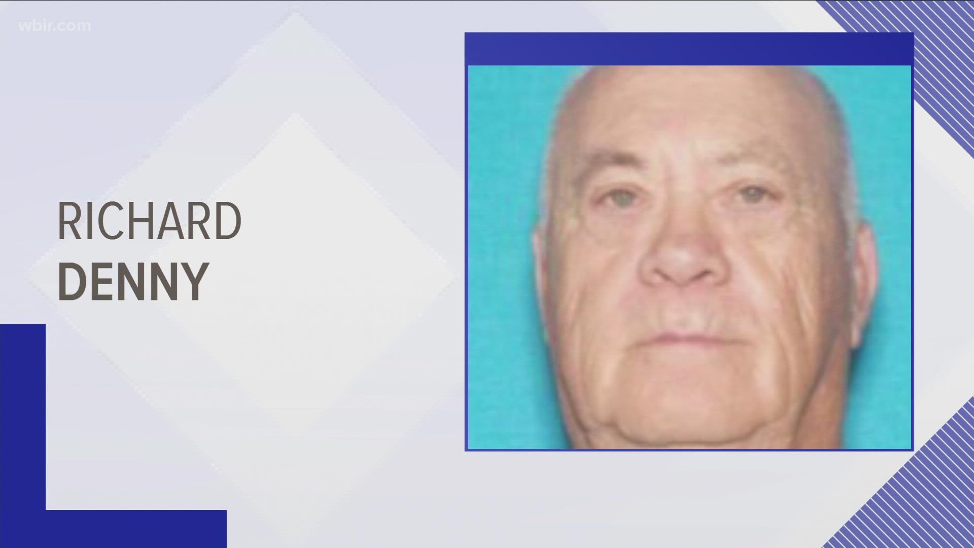 Authorities said that Richard Denny was last seen in early April at his home in Maryville.