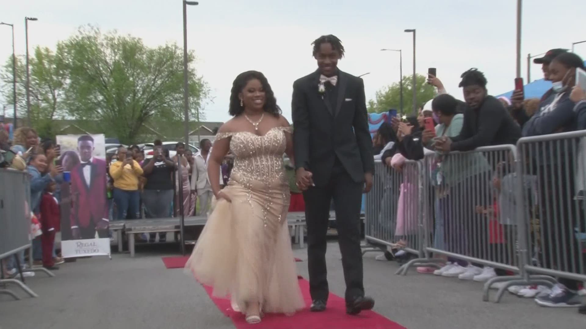 After losing five classmates in less than three months, the community came out to show their love and support to Austin East students headed to prom.