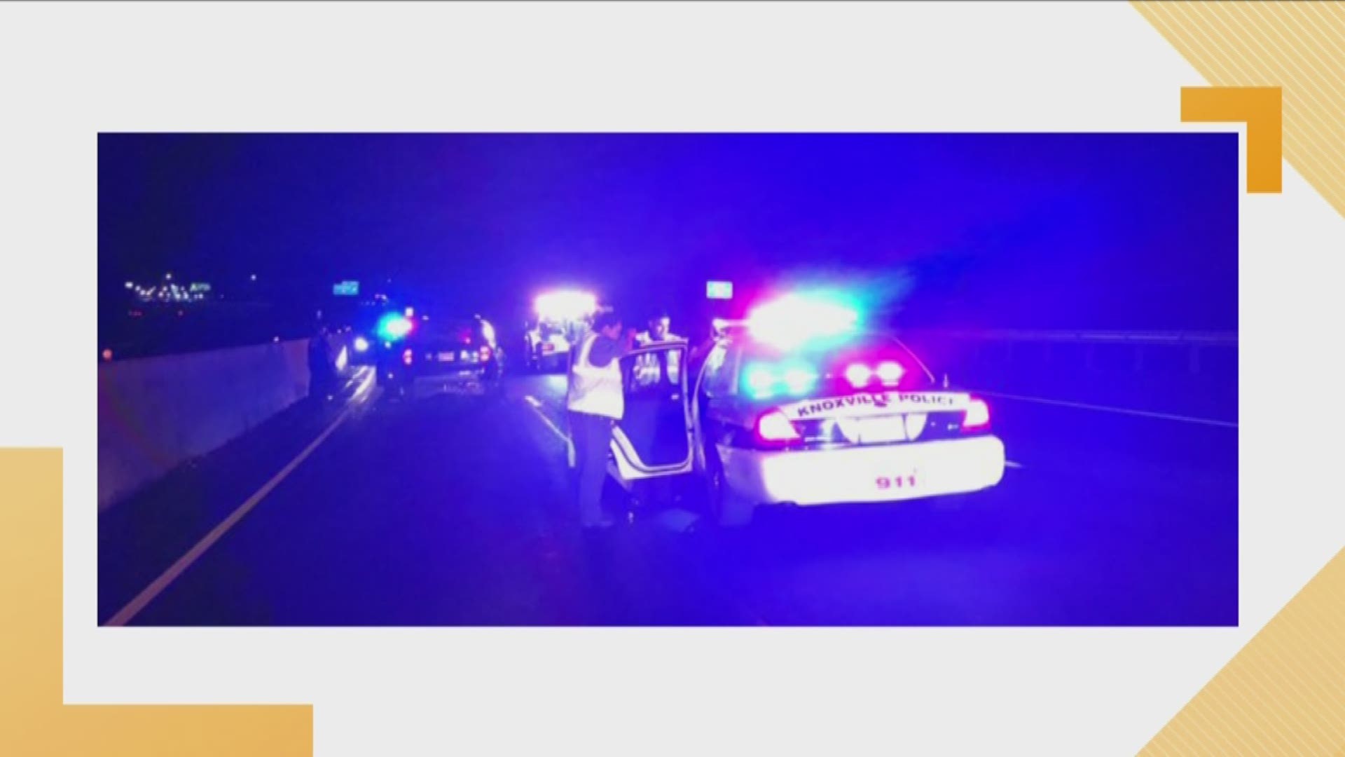 Everyone is okay after a driver hit a Knoxville Police Department cruiser. It happened around 2 a.m. on I-75 South at Callahan on Wednesday. KPD says it started when officers spotted a vehicle driving the wrong way.