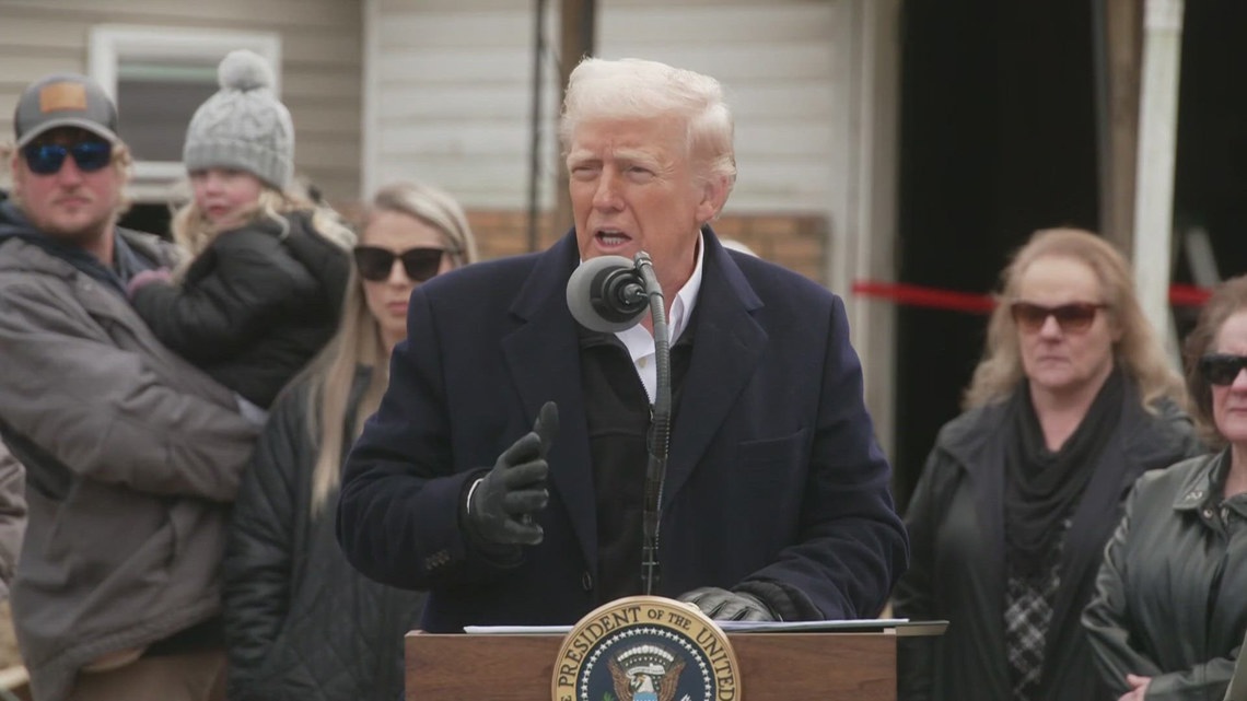President Trump proposes 'getting rid of FEMA' while visiting hurricane-battered North Carolina | wbir.com