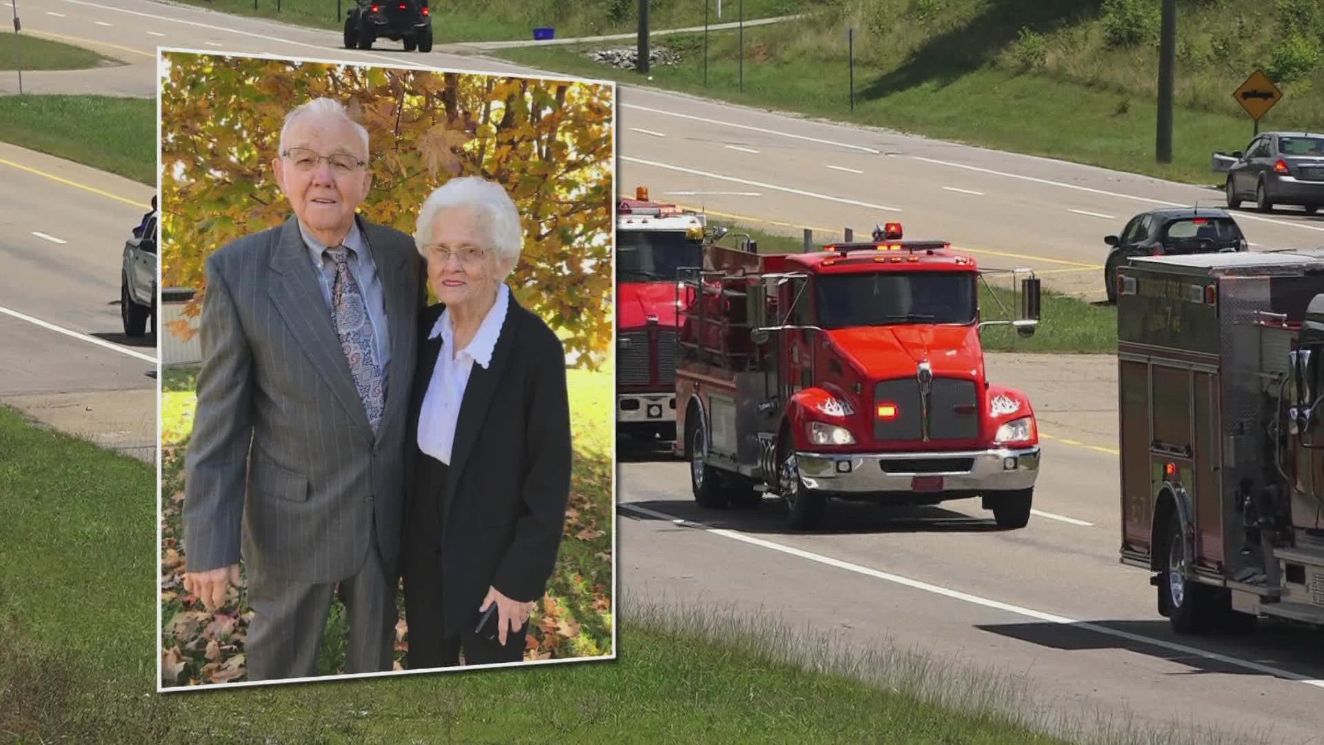 Hundreds of family, friends and first responders gathered in Dandridge Thursday to remember long-time community advocate Garland McCoig. He died July 11. He was 92.