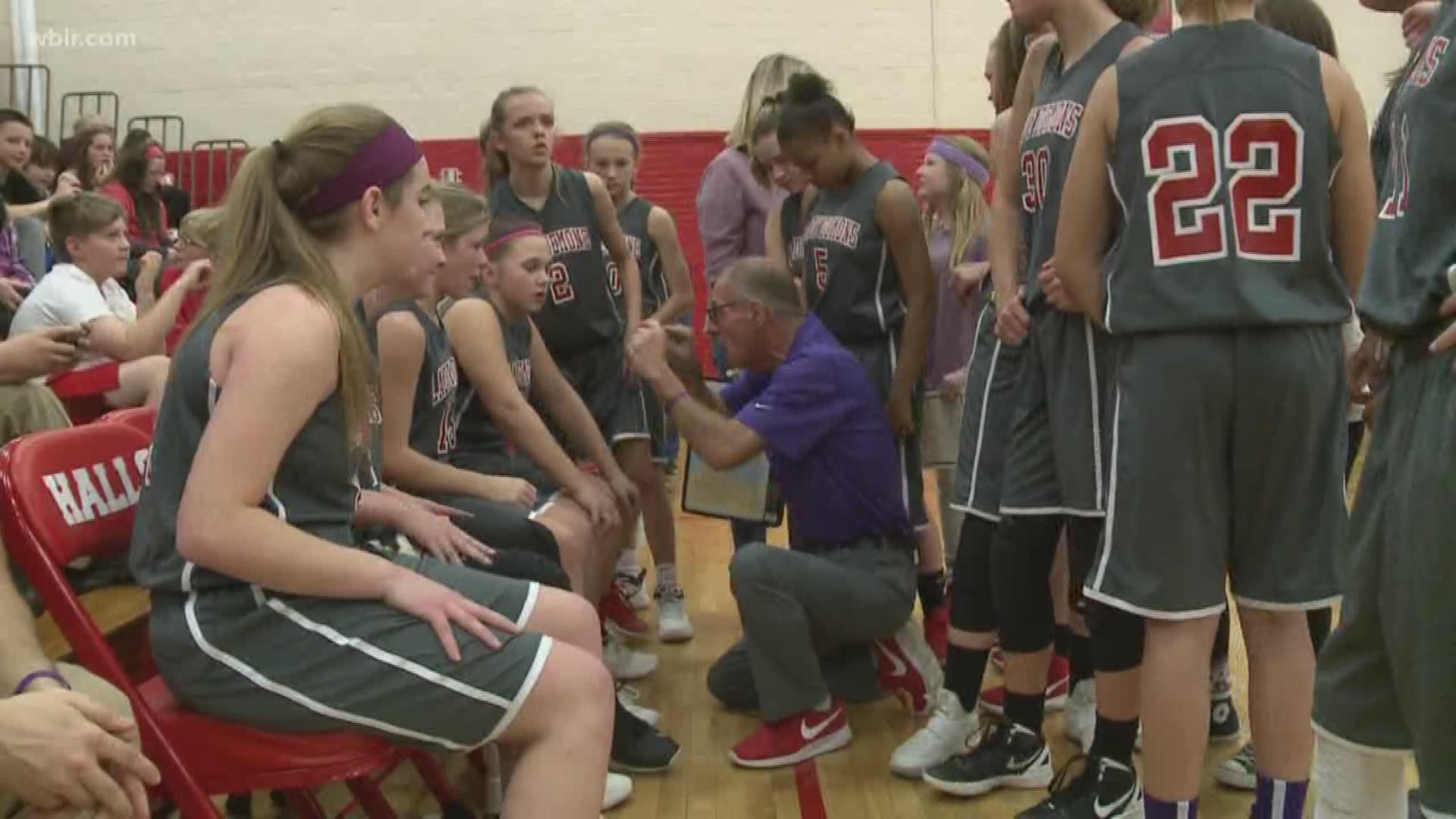 A longtime coach at Halls middle school has died after a battle with pancreatic cancer.