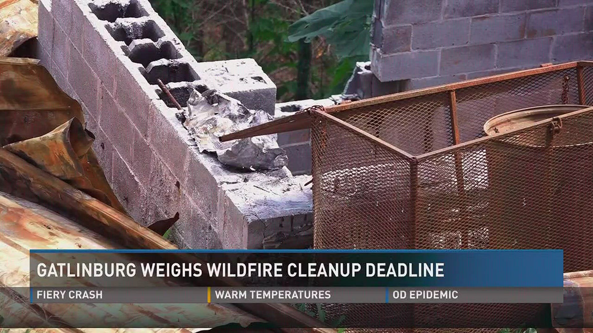 Sept. 26, 2017: With days to go until the deadline, Gatlinburg officials are considering an extension to the wildfire debris removal timeline.