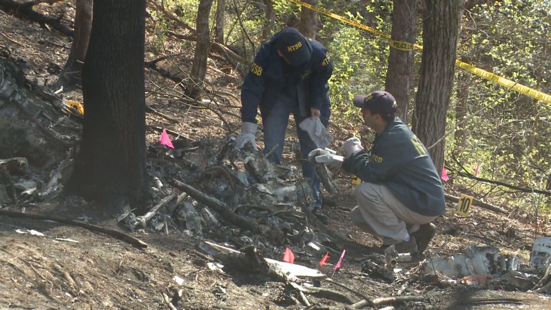 Fire blamed in deaths of 4 of 5 victims in Pigeon chopper crash