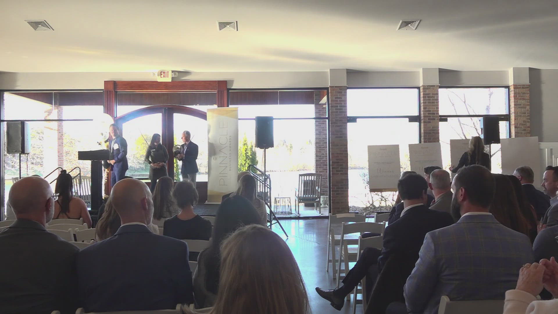 The awards were handed out based on different categories, based on businesses' sizes and many other characteristics.