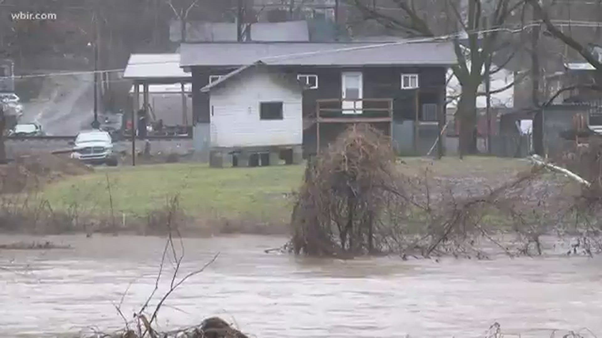 Bell County, Kentucky is dealing with flooding and a mudslide at this time.