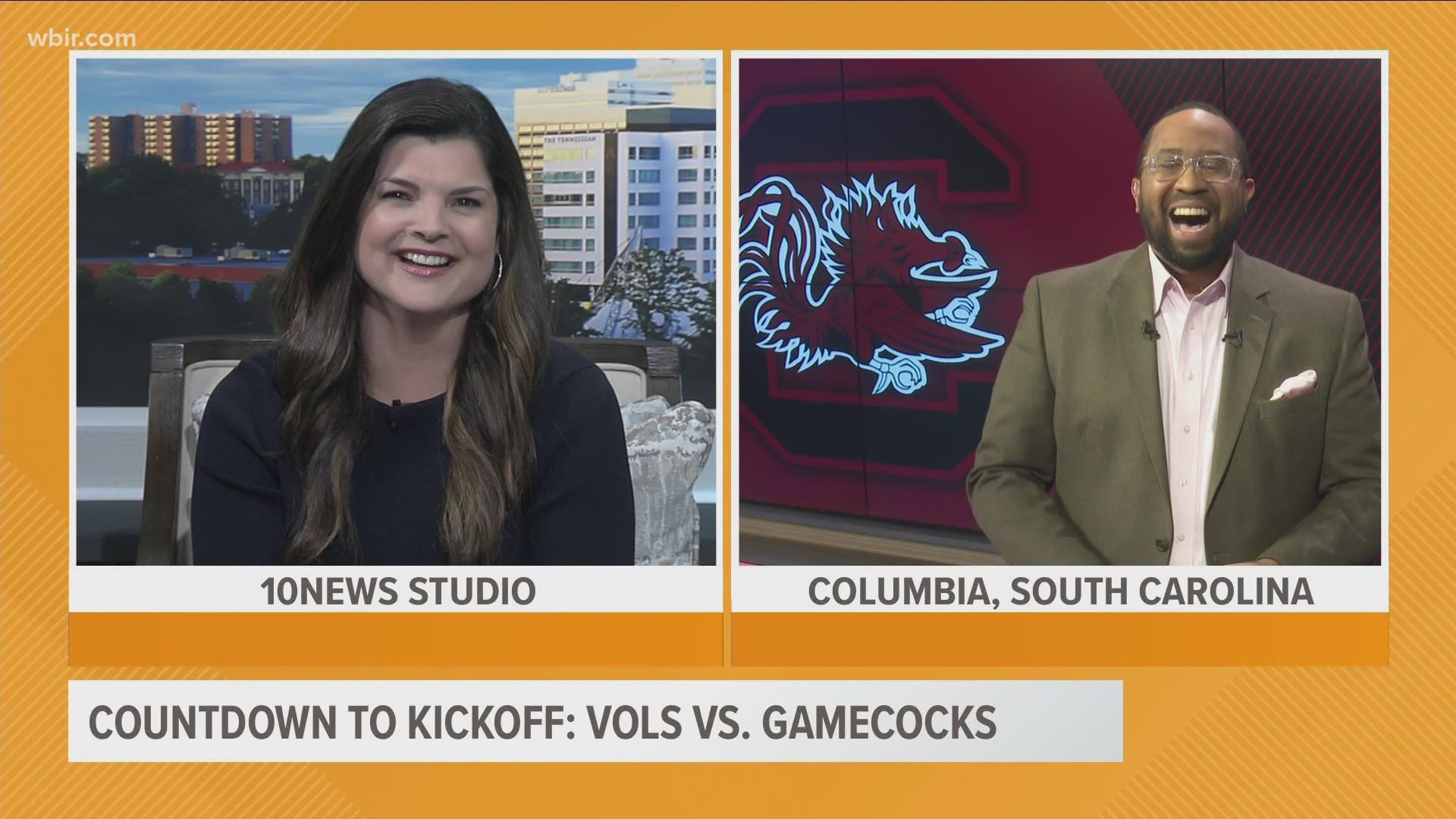 10News Anchor Heather Waliga talks with Brandon Taylor from our South Carolina sister station in a friendly rivalry ahead of the season opener.