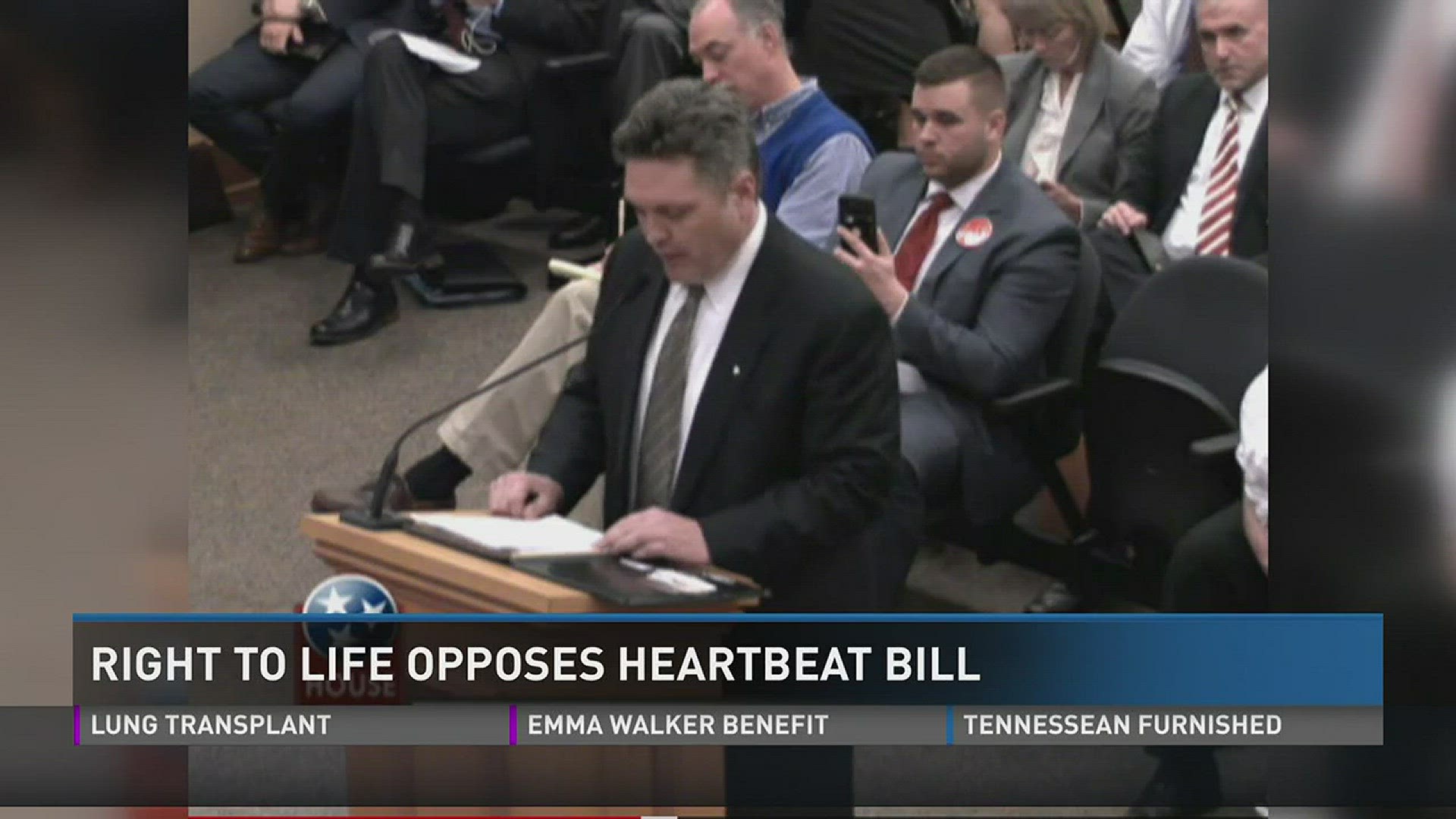March 1, 2017: Some unexpected resistance in the Tennessee House disrupted progress on the so-called Heartbeat Bill.