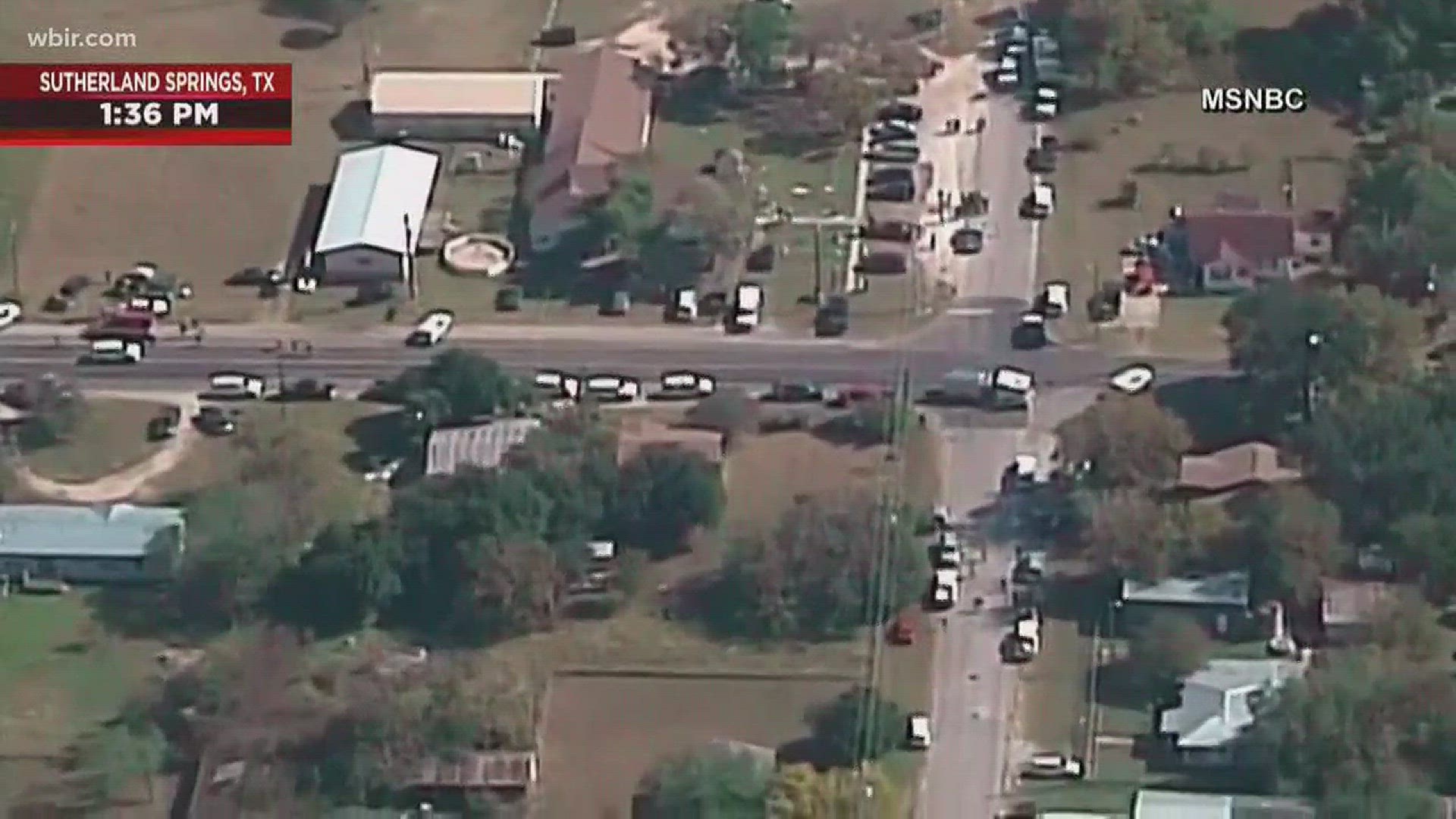Authorities say there are more than 20 people dead after a shooting early Sunday in Sutherland Springs, Texas.