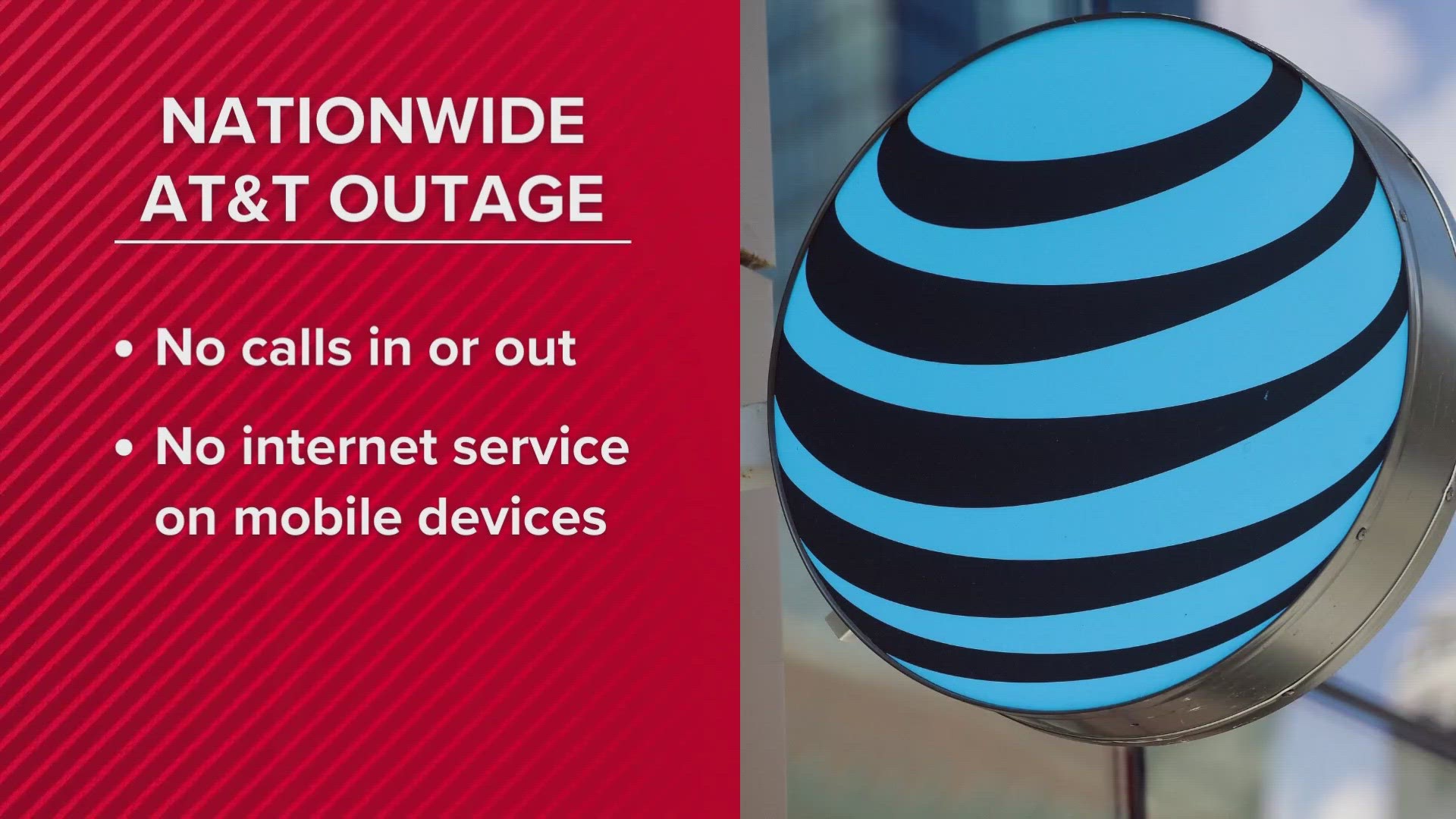 AT&T users reporting nationwide outage