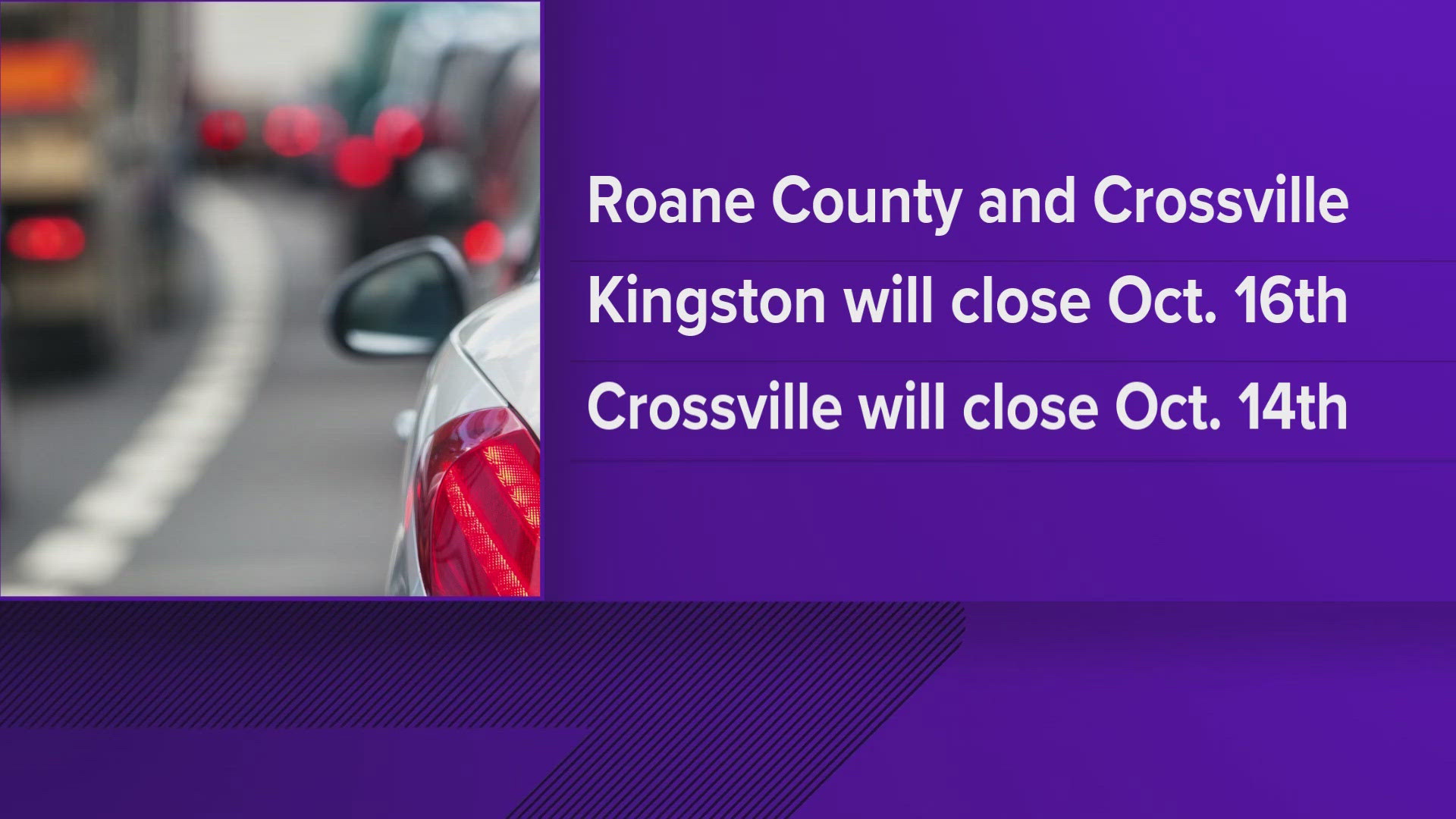 The Department of Safety and Homeland Security said the locations would see temporary closures next week to install new self-service kiosks.