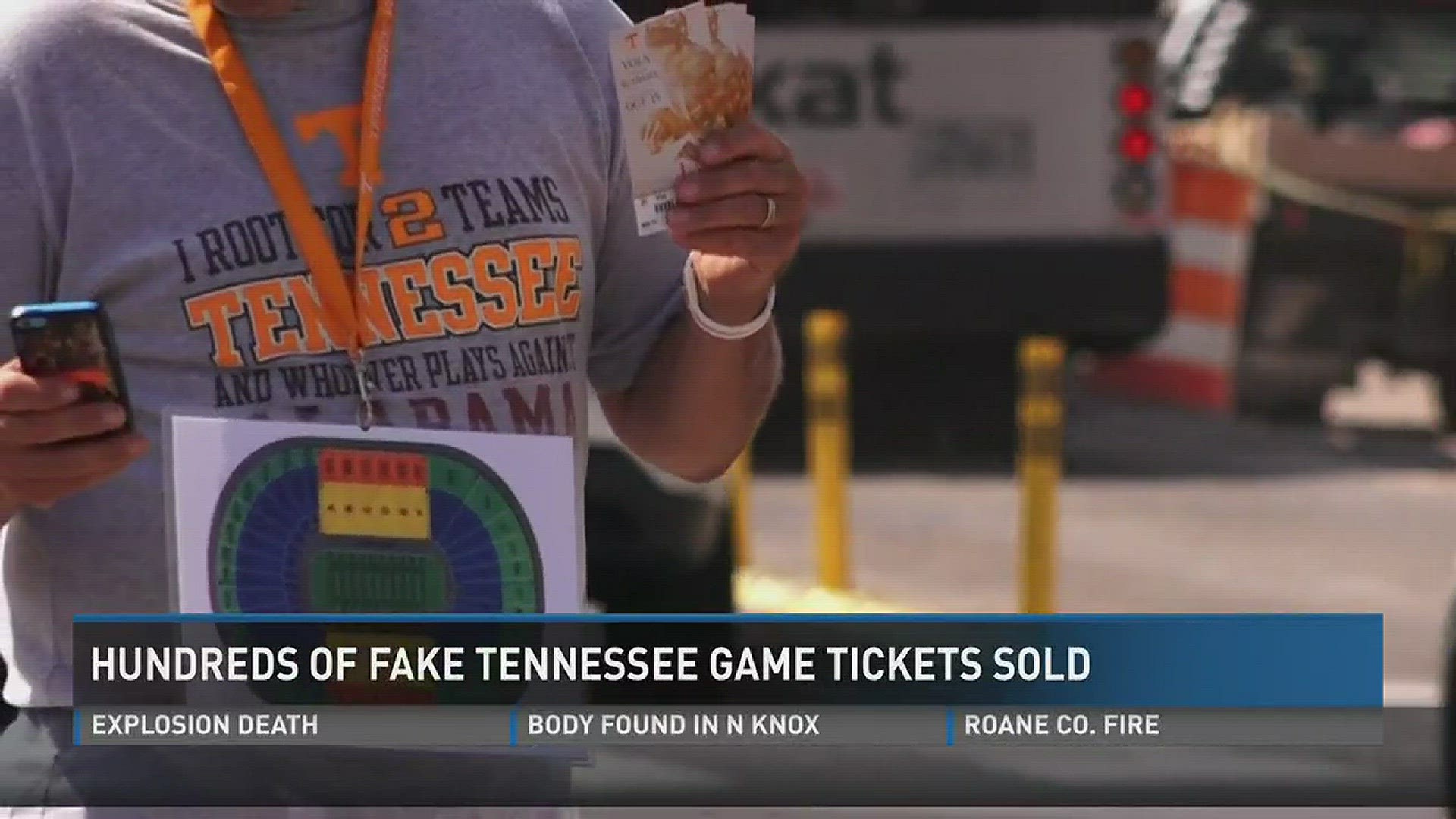 Oct. 17, 2016: UT's ticket office says more than 300 fans bought fake tickets for the UT-Alabama game.