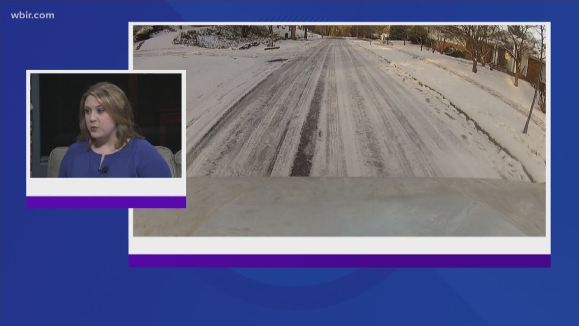 Even though several schools are closed tomorrow -- many people will still be on the roads for work.