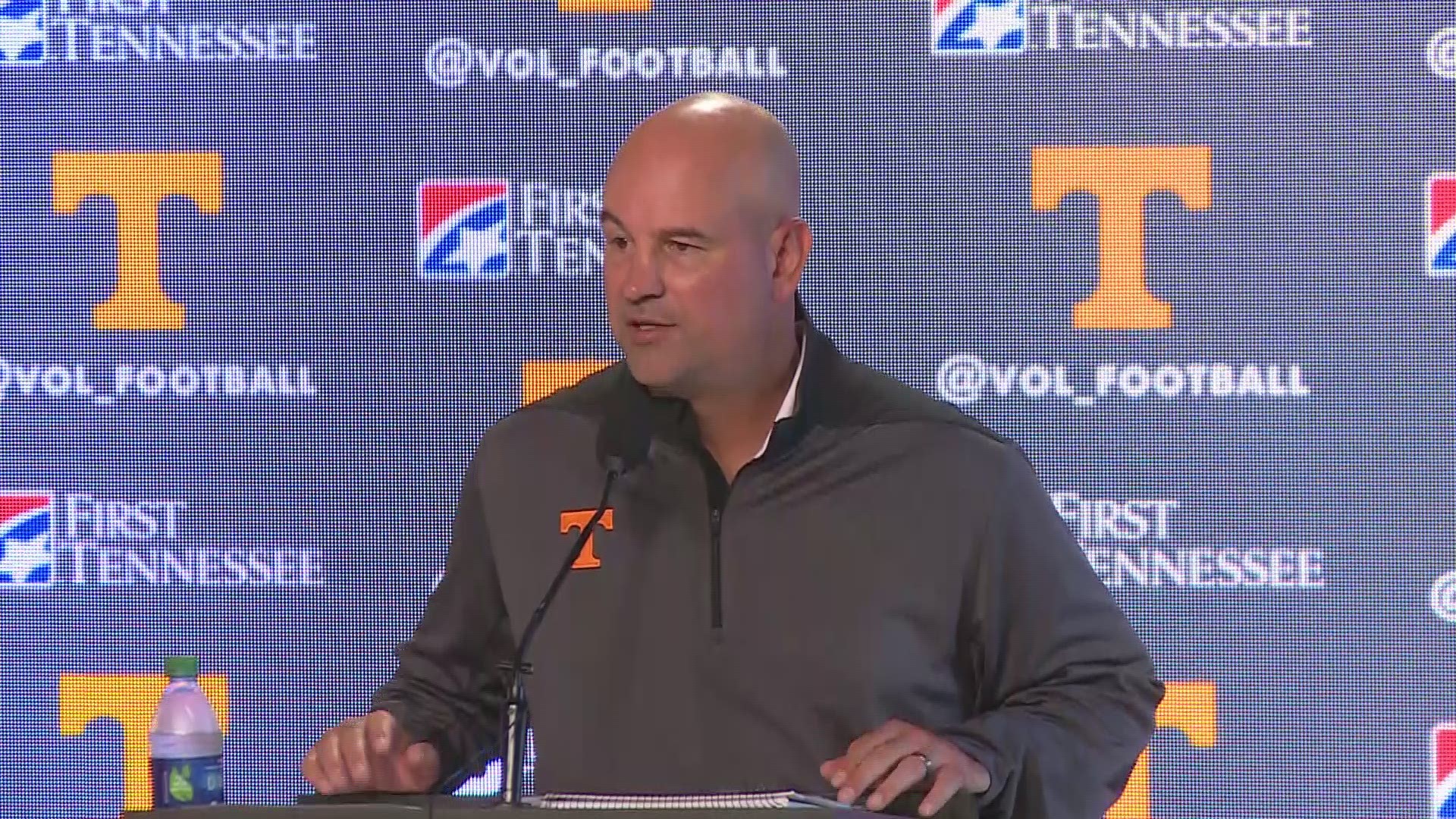 Tennessee has a co-starter listed at every position on the offensive and defensive lines on its depth chart. Jeremy Pruitt says they plan to play a lot of bodies at those spots.