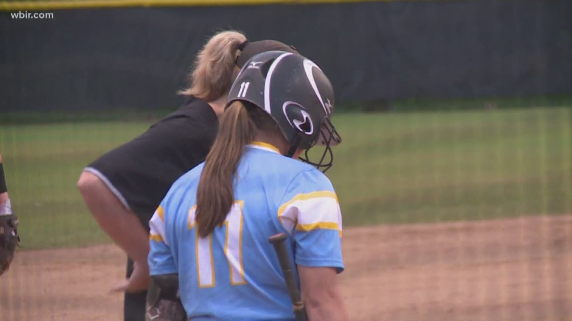 Gibbs softball will have a chance to defend its state championship in Murfreesboro thanks to a six-run two-out rally in the fourth inning. The Lady Eagles beat Elizabethton 8-3.