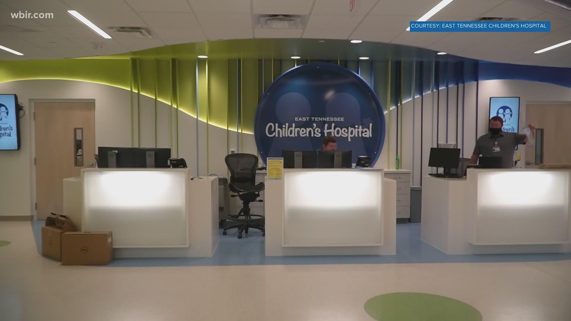 The East Tennessee Children's Hospital is showing off renovations to its emergency department lobby.