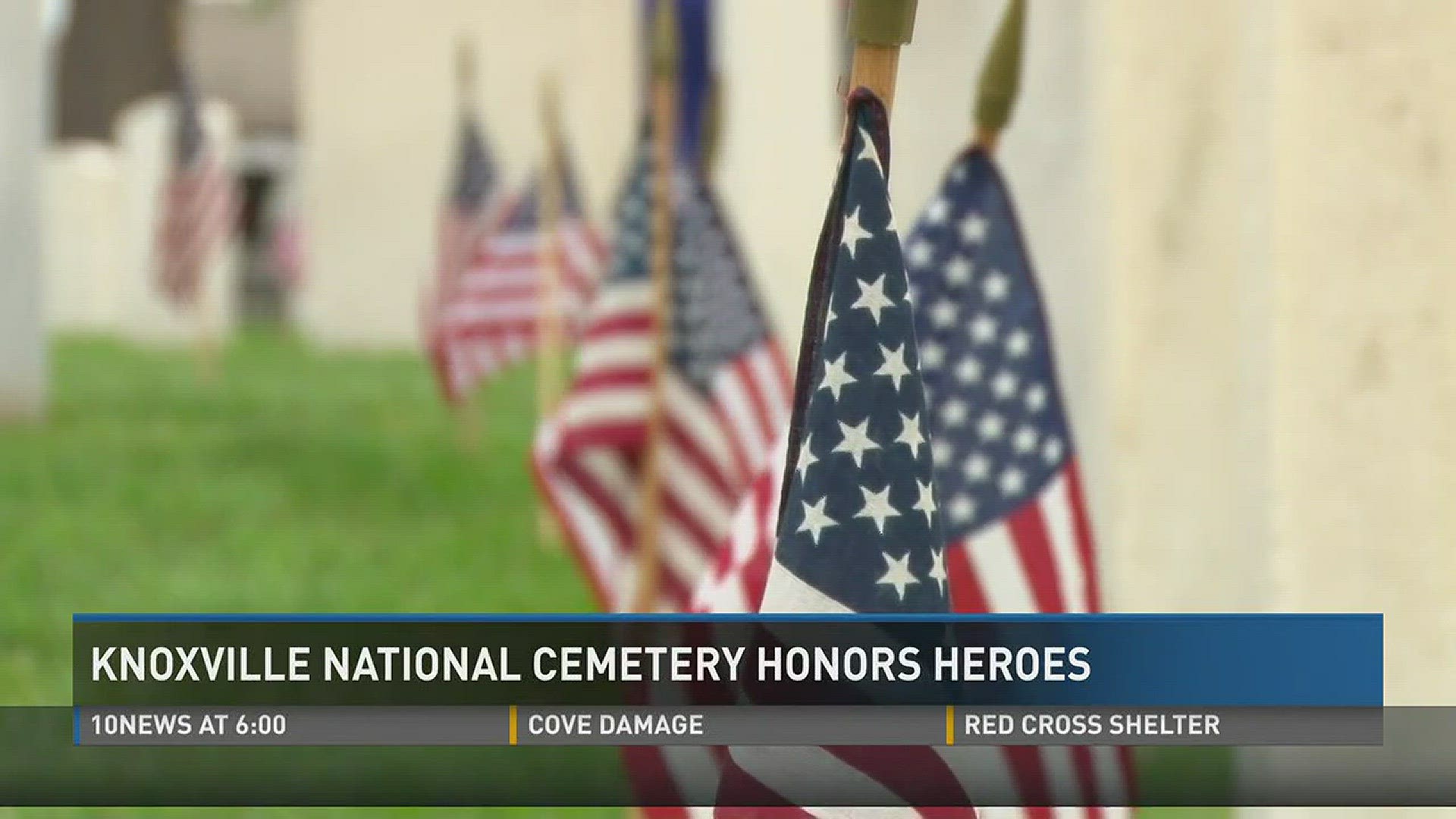 Memorial Day services at the Knoxville National Cemetery featured Civil War reenactors/