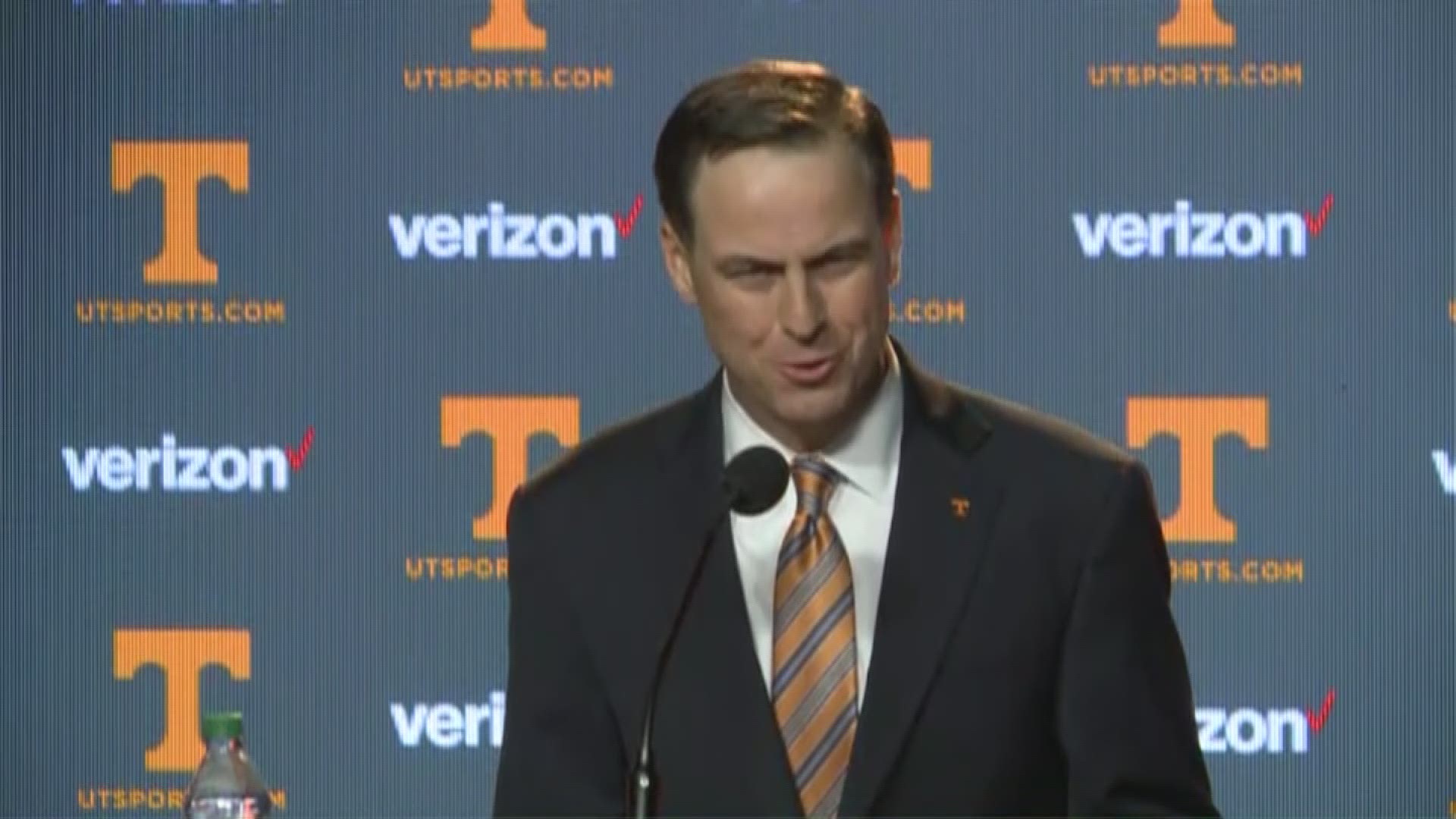 Tennessee athletics director John Currie talks about firing Butch Jones and searching for a new coach.