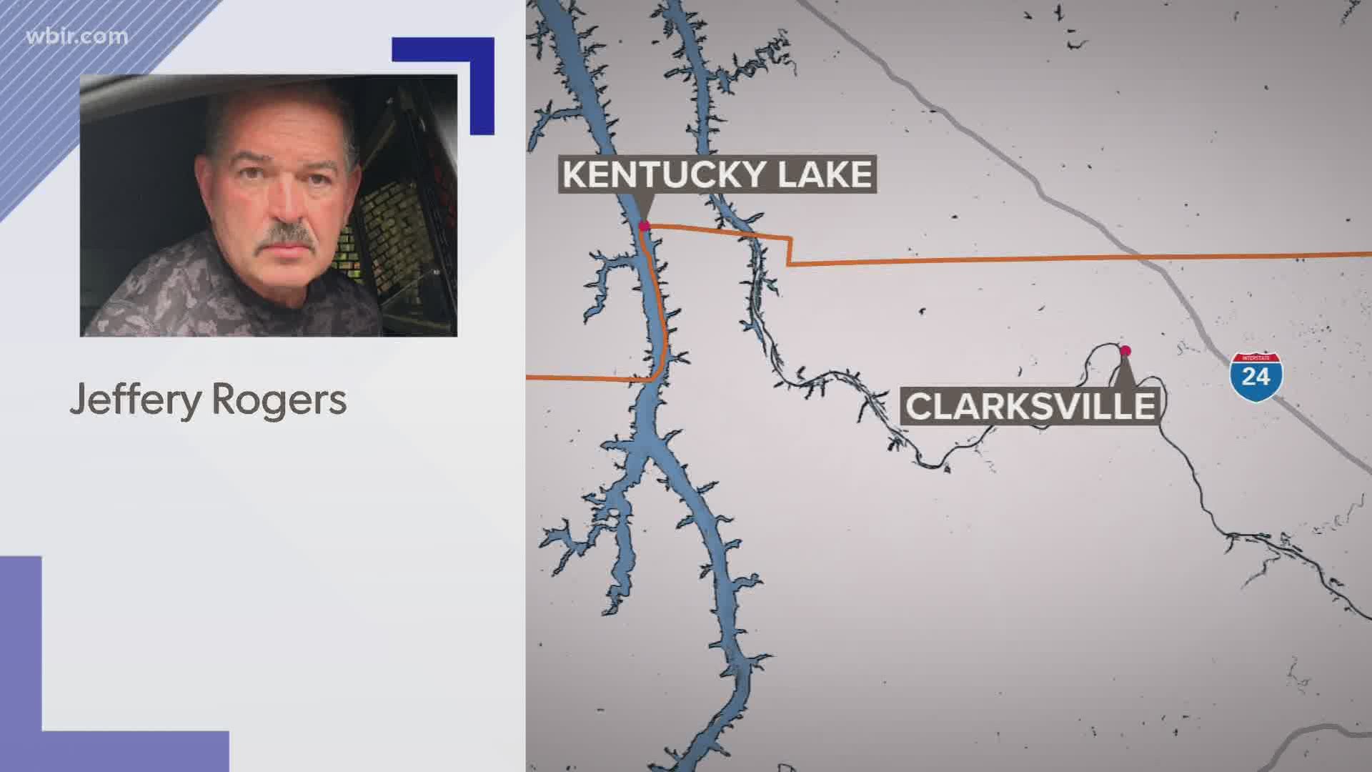 The Tennessee Bureau of Investigation says Jeffery Rogers used a rented boat to dispose of the body in Kentucky Lake.