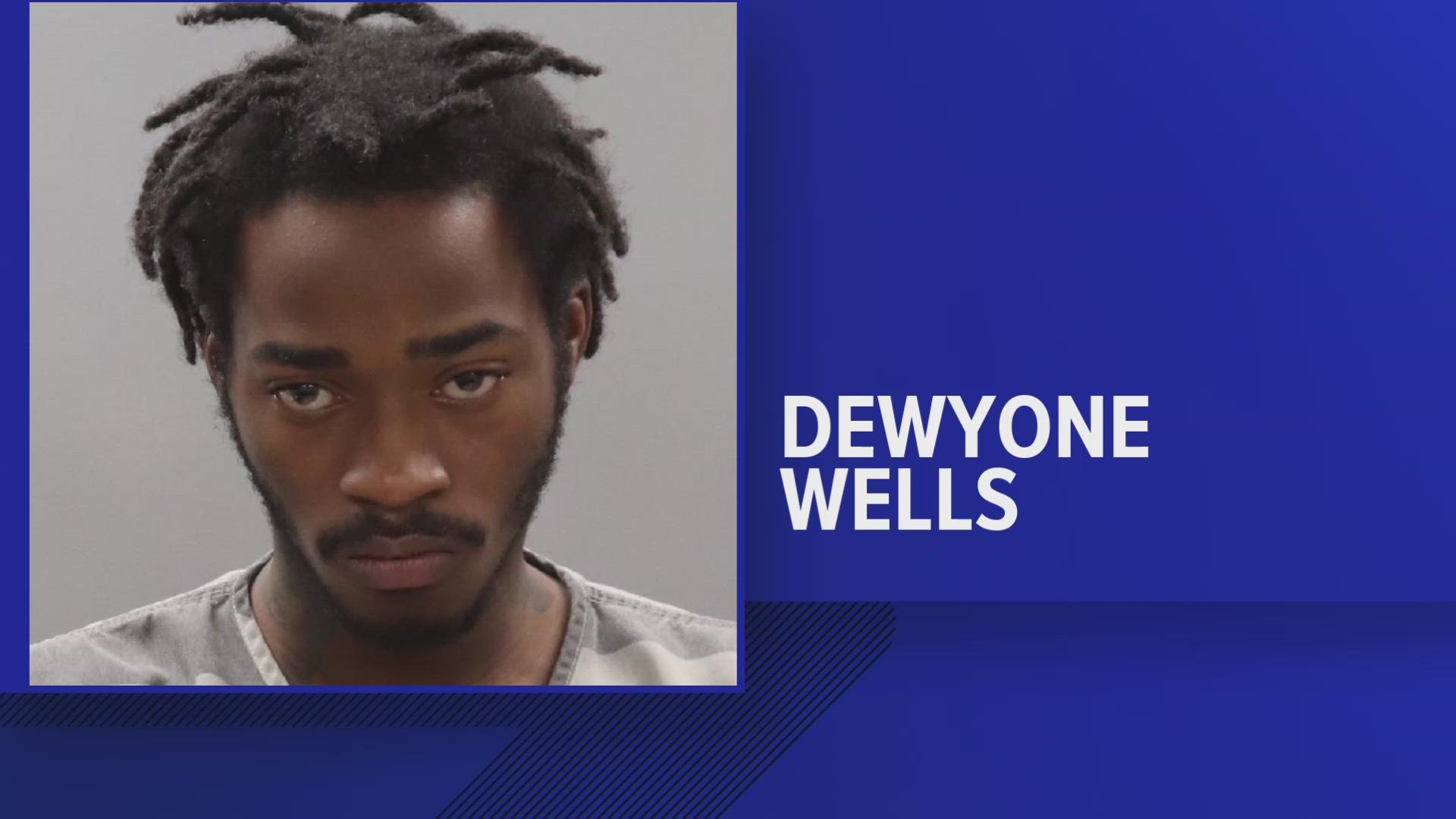 The Knoxville Police Department said Dewyone Willie Shundal Wells was arrested after stealing debit and credit cards from two cars.