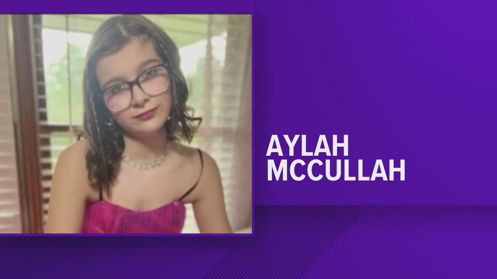 Aylah McCullah was last seen wearing a pink shirt, tan jacket and black Converse shoes, the Campbell County Sherriff's Office said.