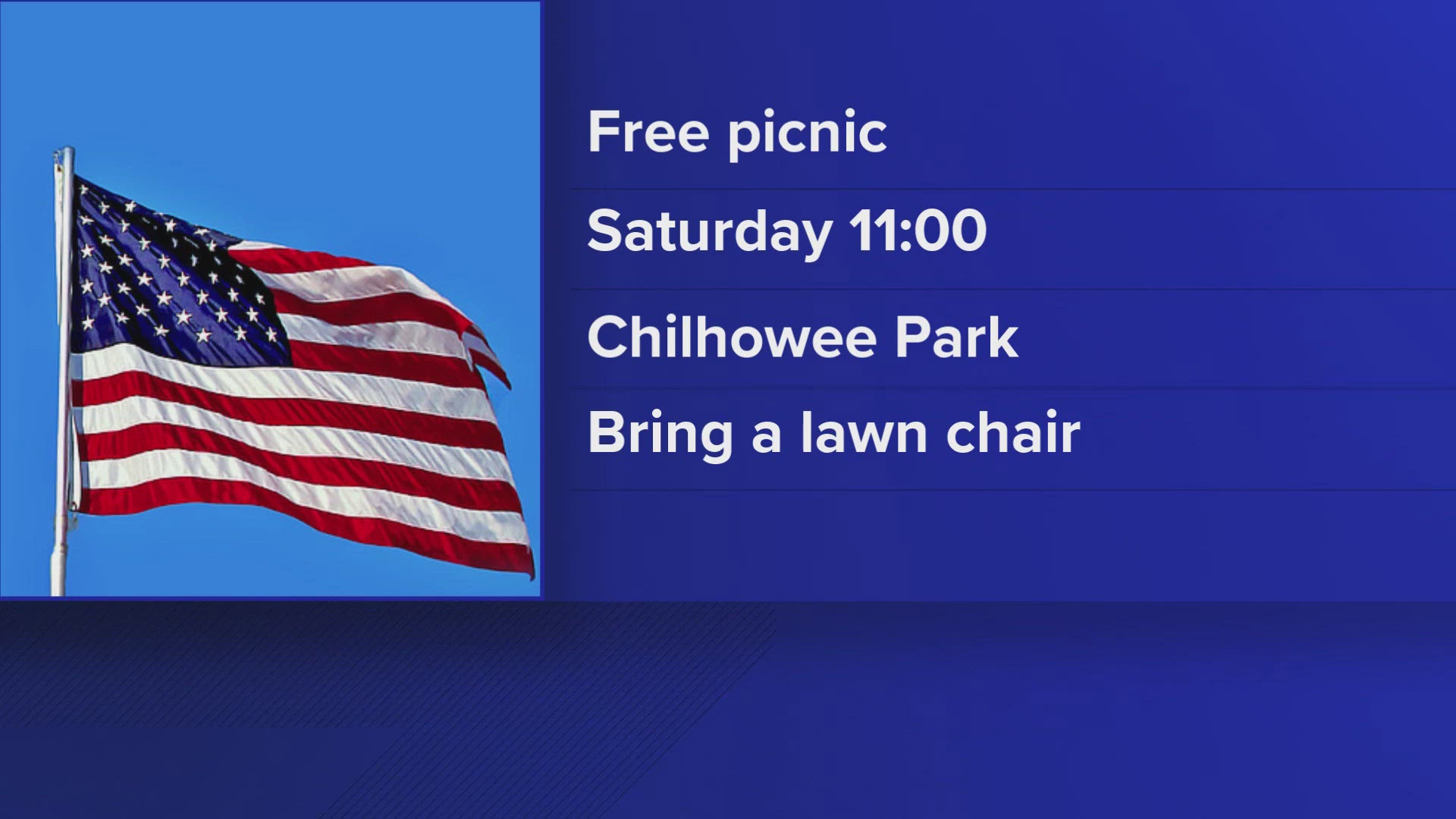 The picnic will be at Chilhowee Park and participants can bring guests.