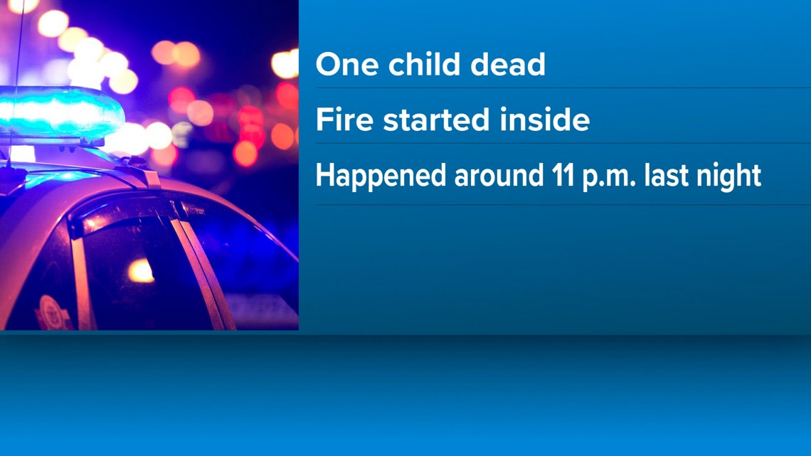 One child dead after house fire in Clinton, authorities say
