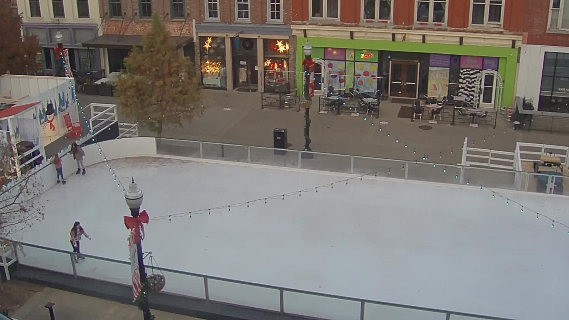 You'll be able to ice skate in Downtown Knoxville soon. Holidays on Ice opens Friday.