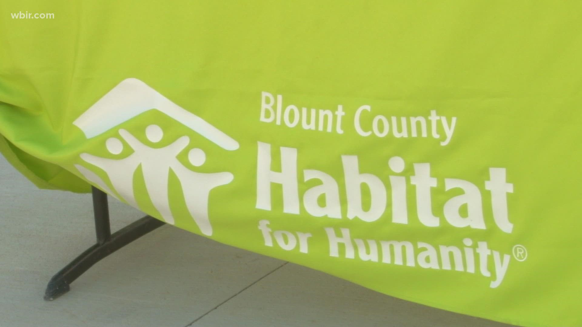 Blount County Habitat for Humanity dedicated one of the homes to a single mother and her three children