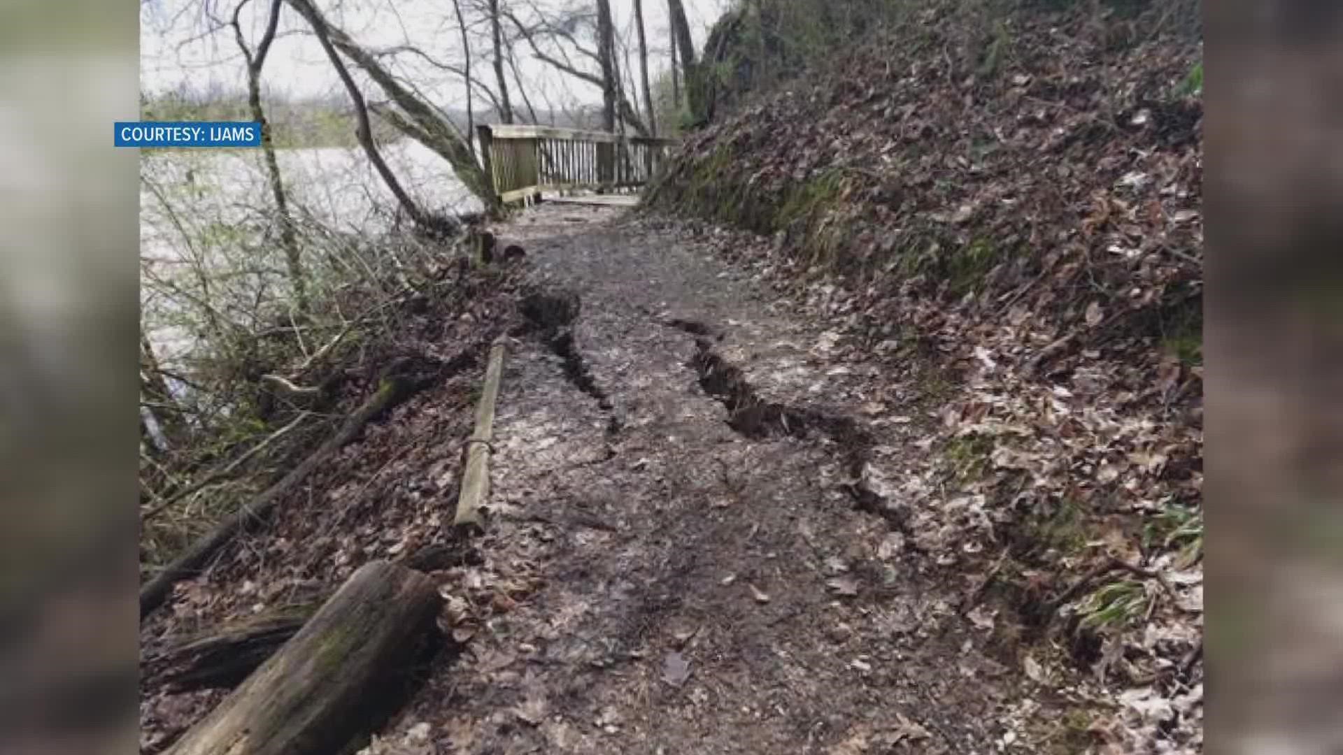 After the trail was damaged from flooding in Feb. 2019, Ijams Nature Center will reopen the north side of the river trail and a new section of the river boardwalk.