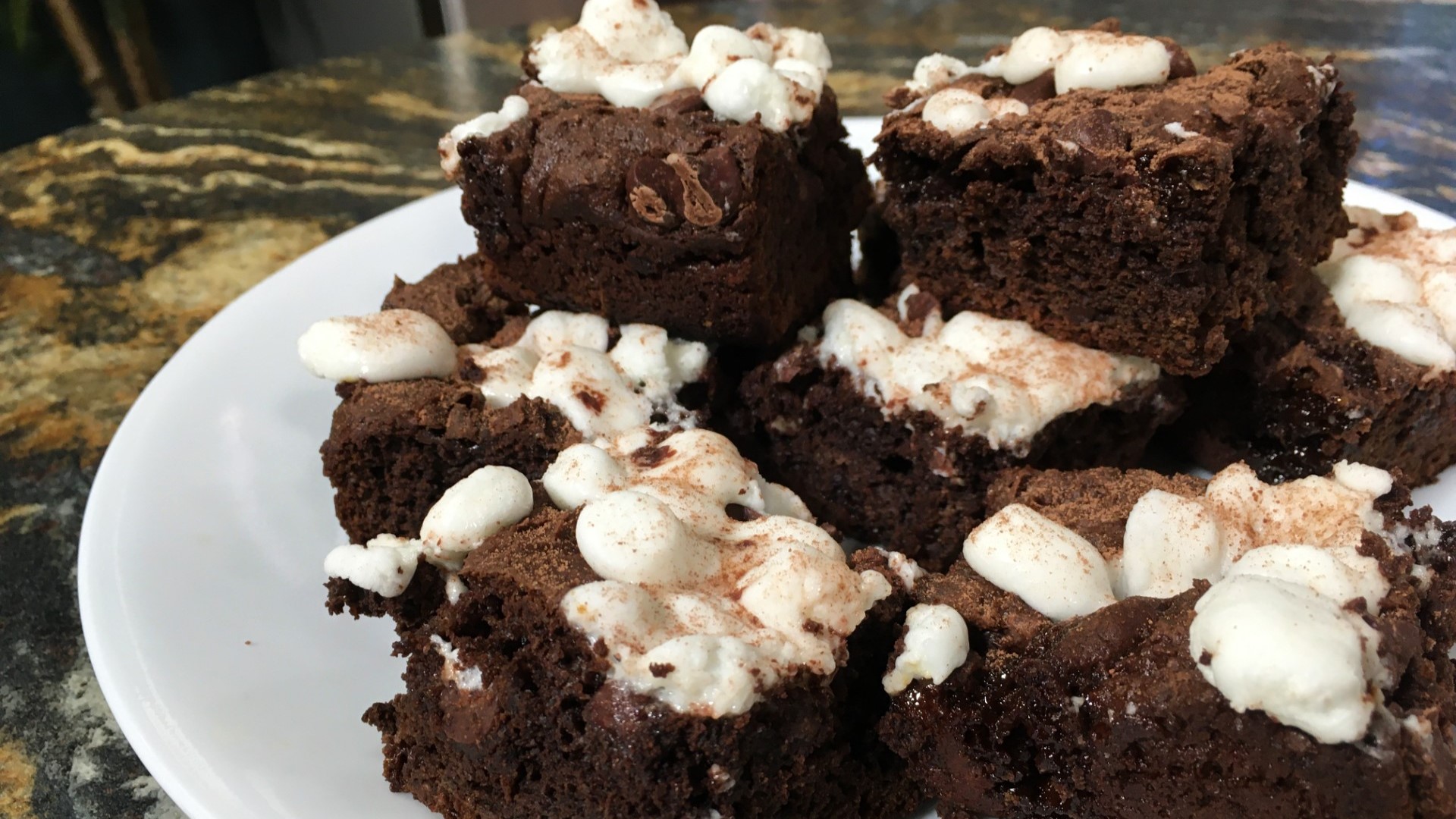 Hot Chocolate Dump Cake