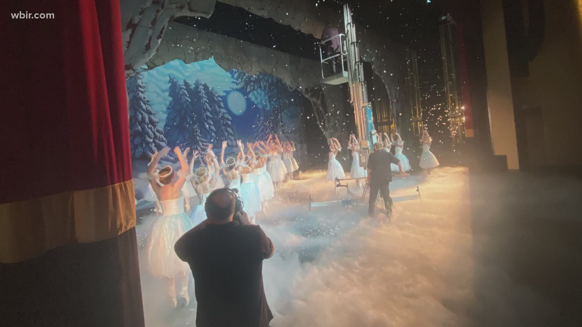 Dancers replaced the audience with a film crew for their recent performance of The Nutcracker