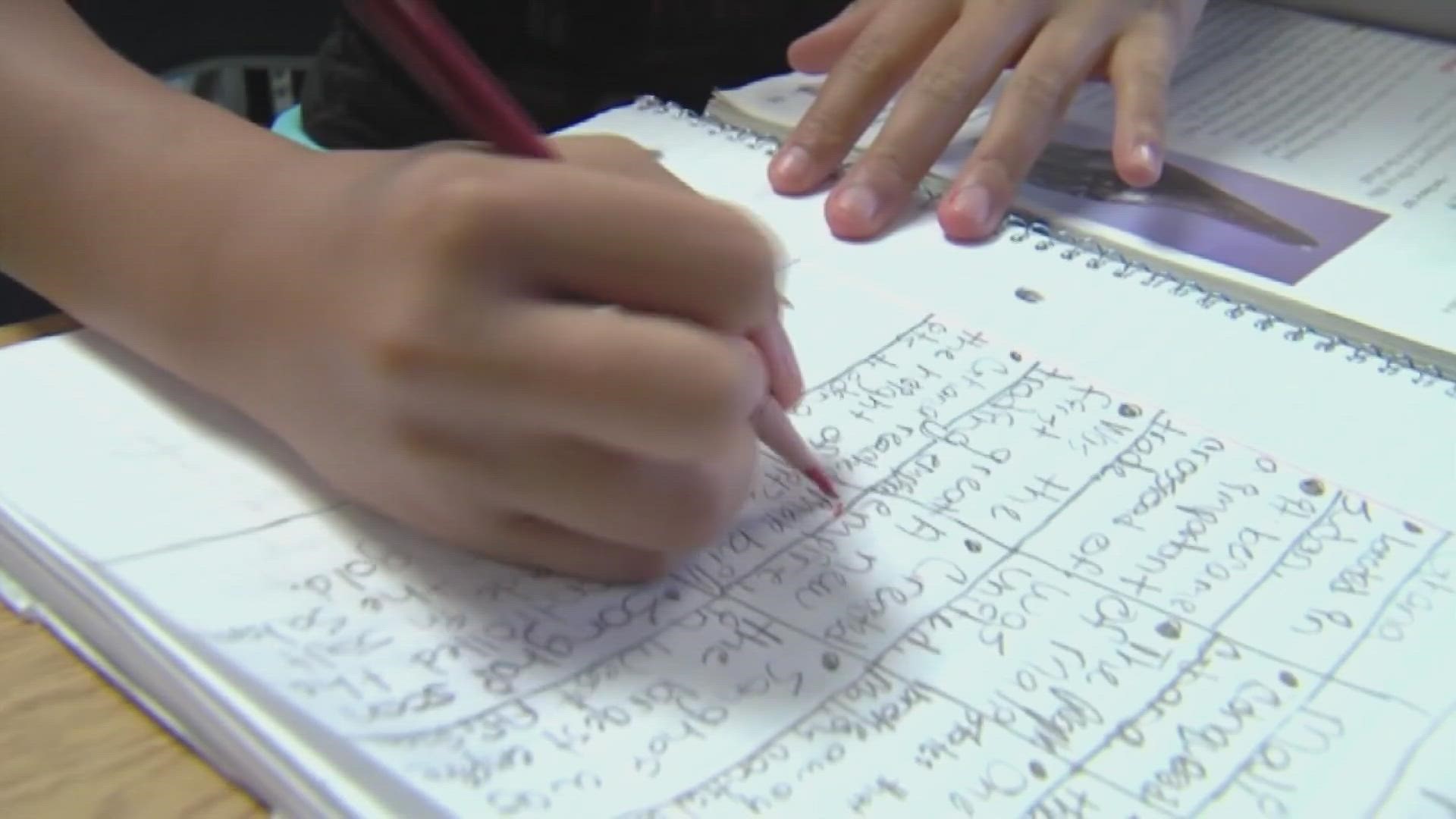 The new law could hold some third-grade students back if they don't perform well enough on a state test.