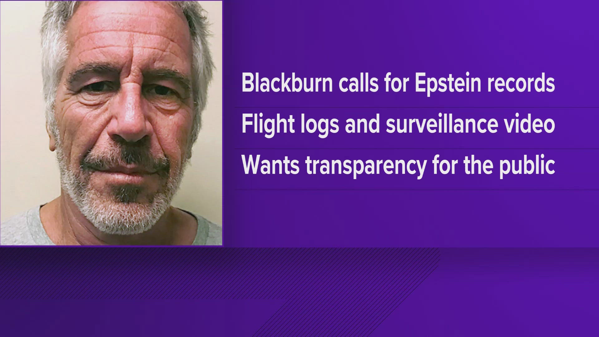 Sen. Marsha Blackburn asked the agency to release the documents saying the American people and Epstein's victims "want transparency and accountability."
