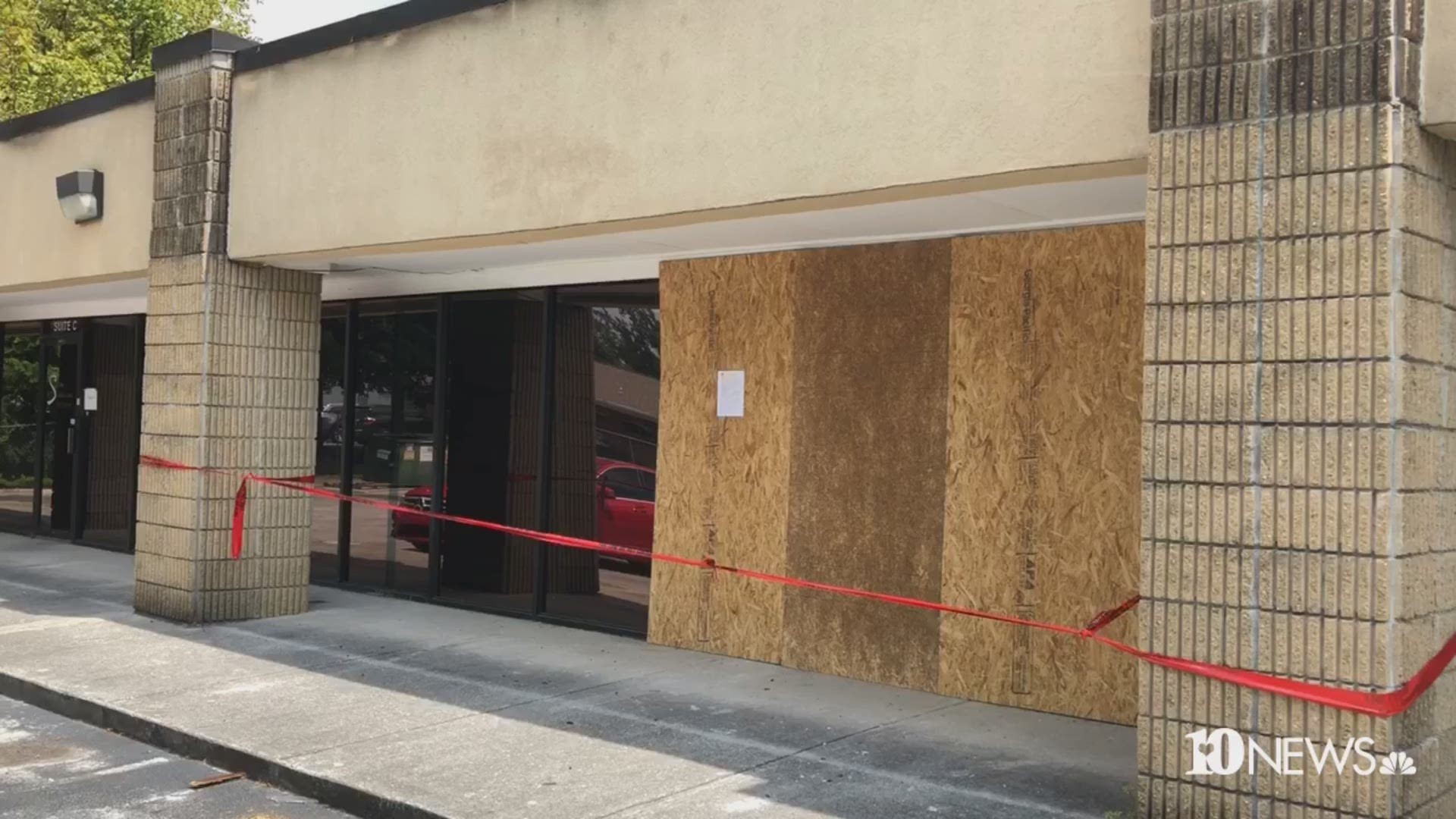 Two people were taken to the hospital on Friday after a car crashed through a salon on Tazewell Pike, Knoxville Fire Department spokesperson DJ Corcoran told 10News.