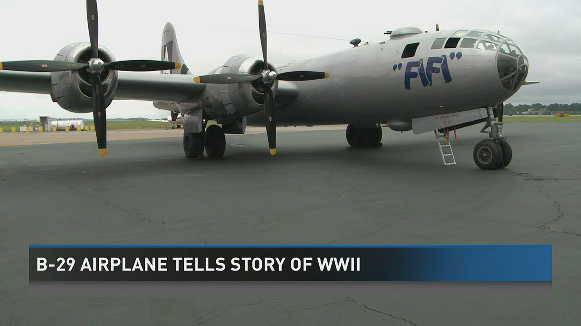 Boeing B-29 Superfortress leaves McGhee Tyson Airport