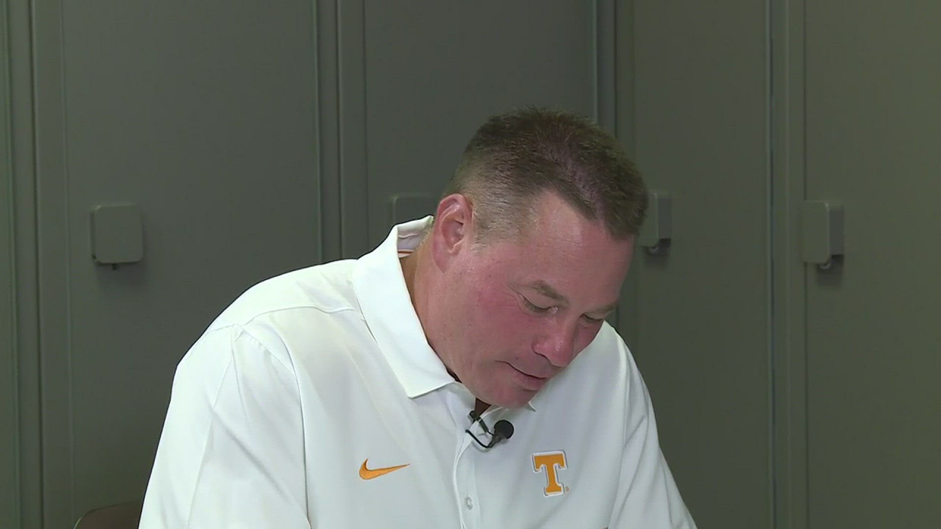 Full video of Butch Jones drawing up one of the staples of his passing game- "short double post."