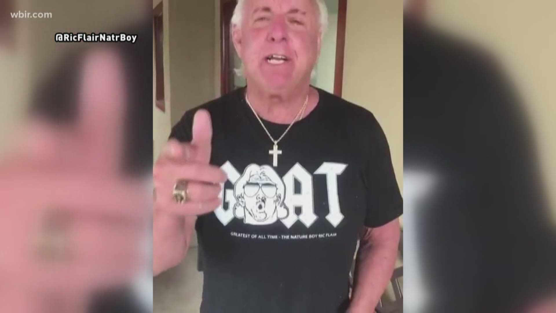 Pro-wrestler Ric Flair is known for his calculating moves and famous quotes in and out of the ring.
Now, the Tennessee native is responding to an honor from the State House of Representatives.