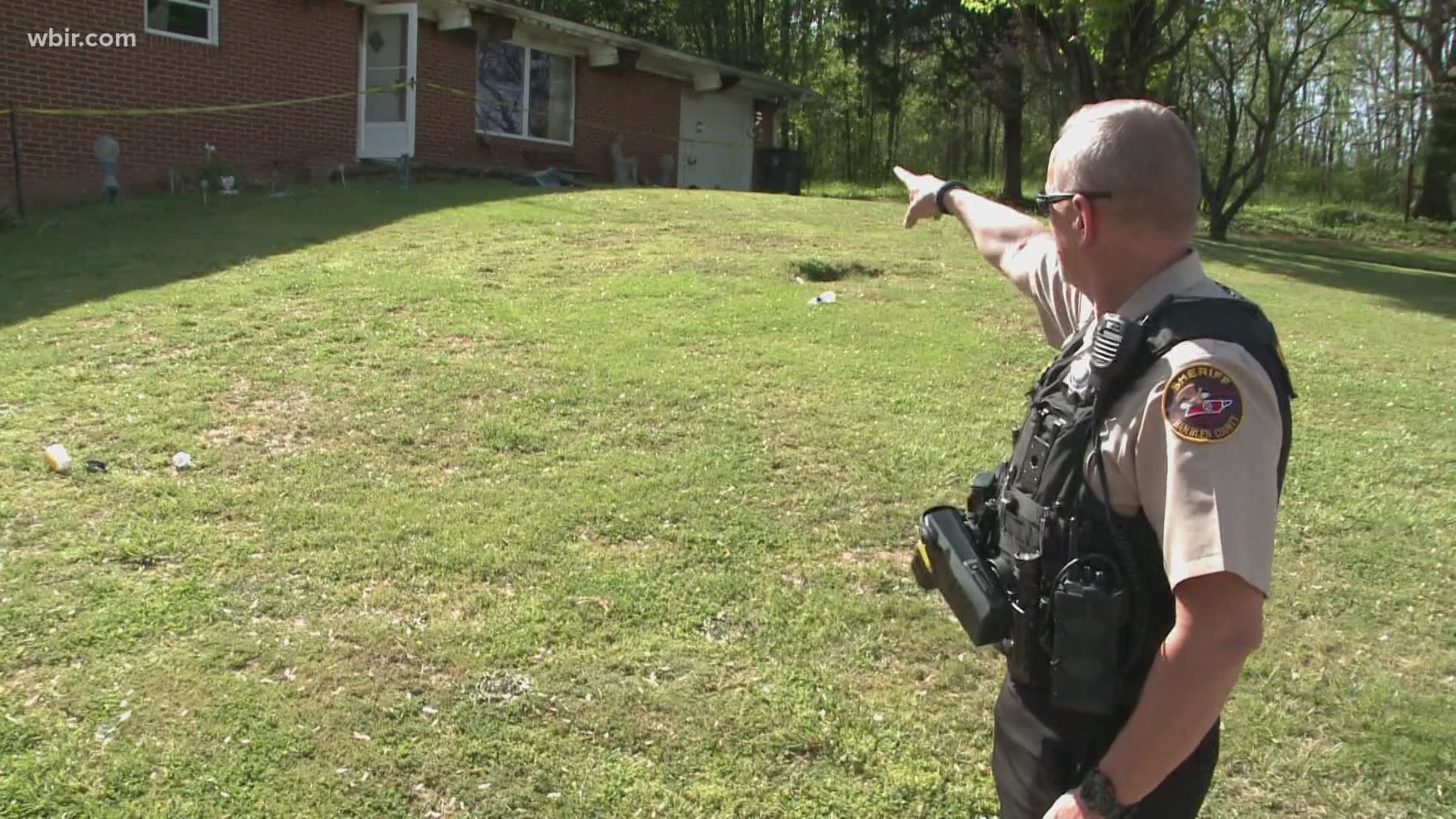 A Hamblen County deputy is  hailed a hero after he helped a couple and their dogs survive a house fire in Russellville.