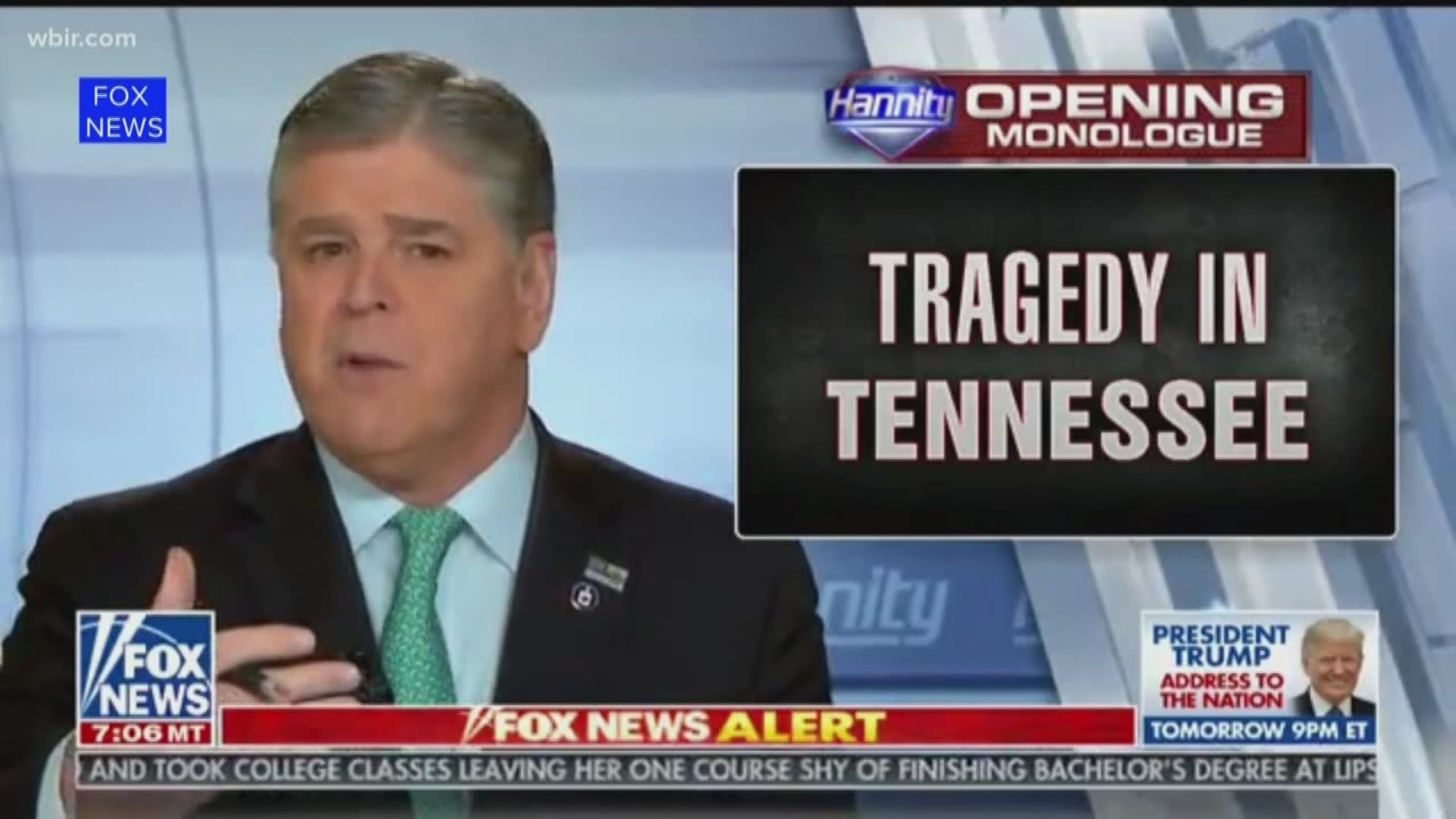 The parents of Pierce Corcoron appeared on Fox News with Sean Hannity, where Hannity claimed the driver that hit Corcoran was driving on the wrong side of the road. According to investigators and a witness, that is not true.