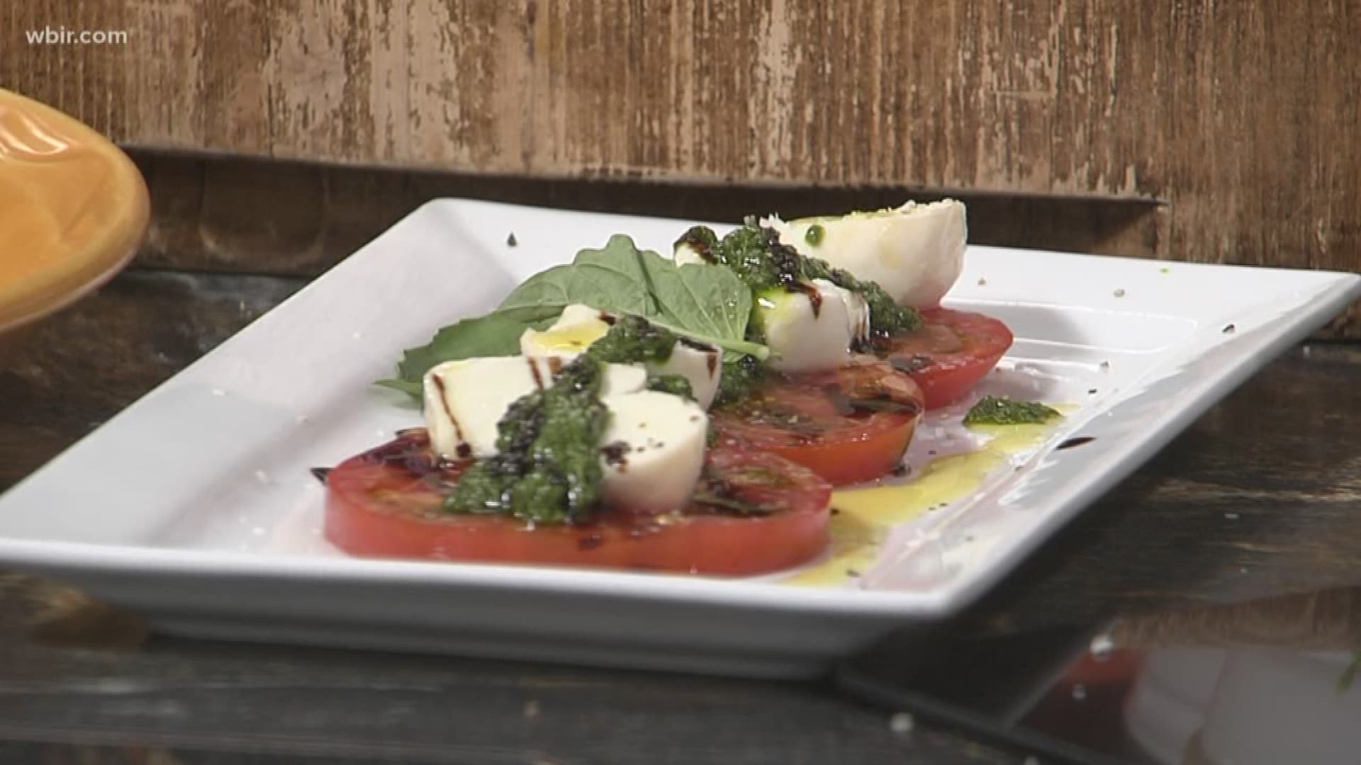 Chef Frank from Cappuccino's Italian Restaurant in Knoxville shows us how to use fresh, local tomatoes in fresh summer salads.