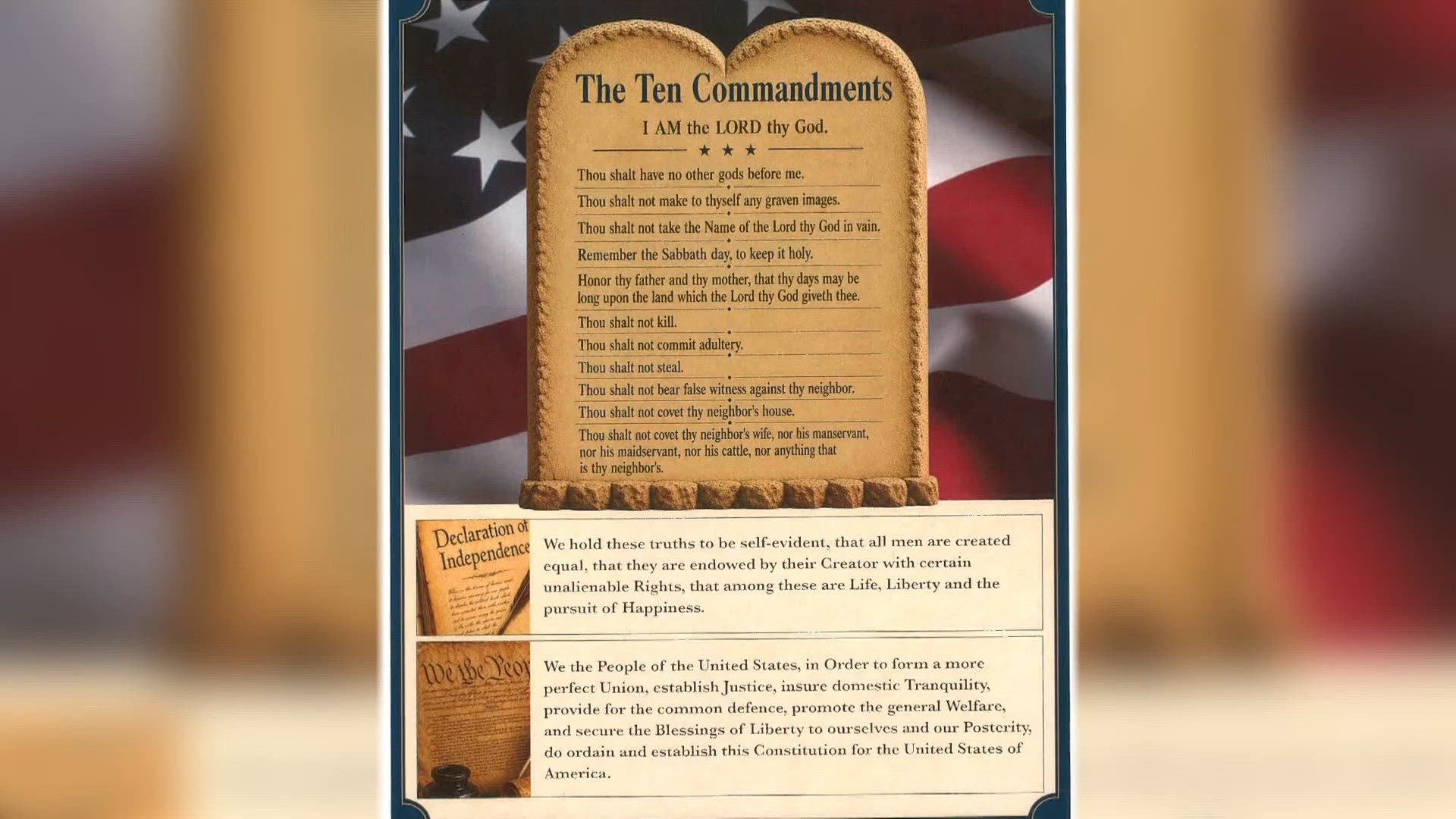 Five Tennessee school districts approve plans to display Ten ...