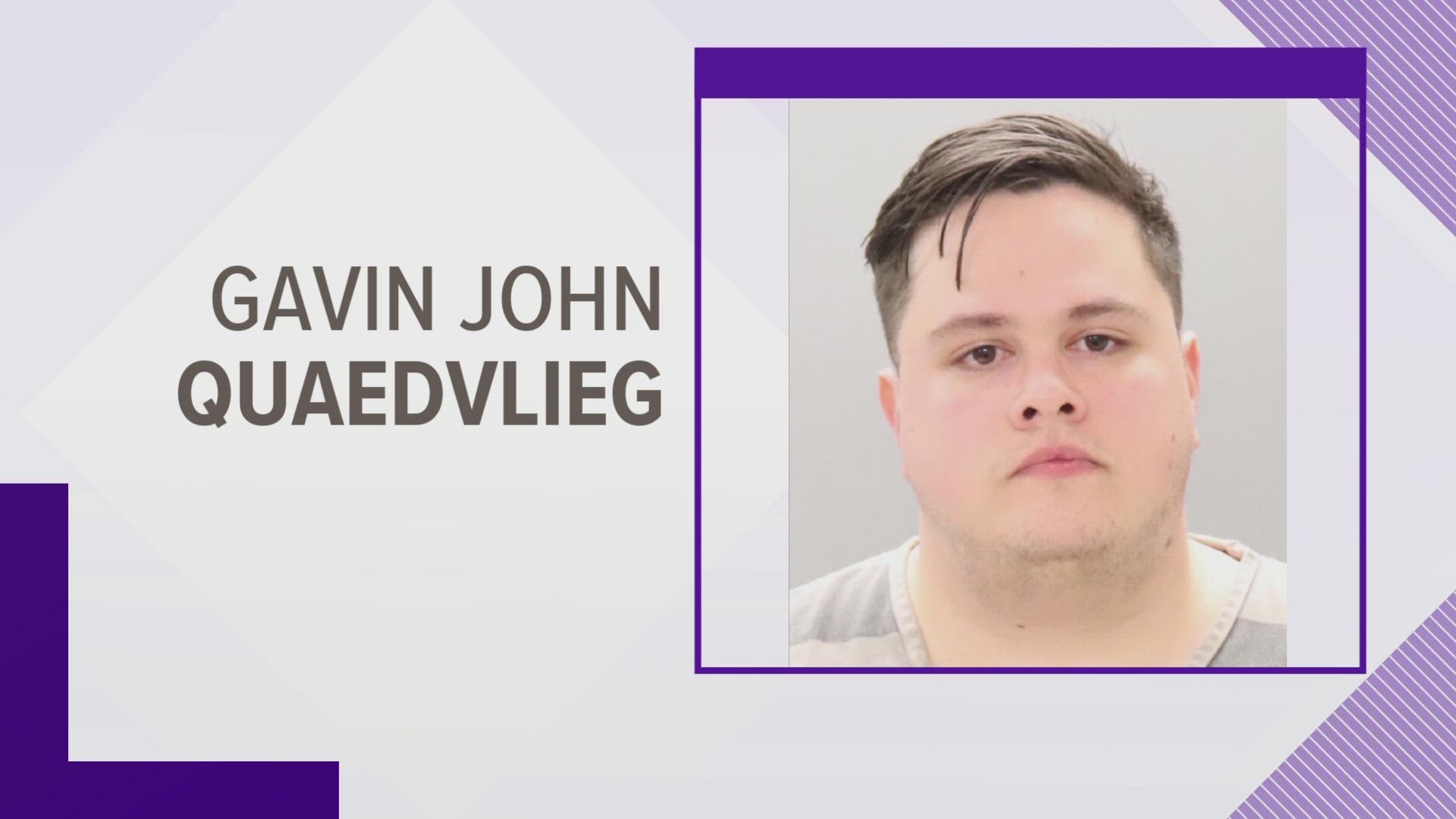 The District Attorney General said 25-year-old Gavin John Quad-Vleague, a former UT student, is charged with rape and will be sentenced on Feb. 23.