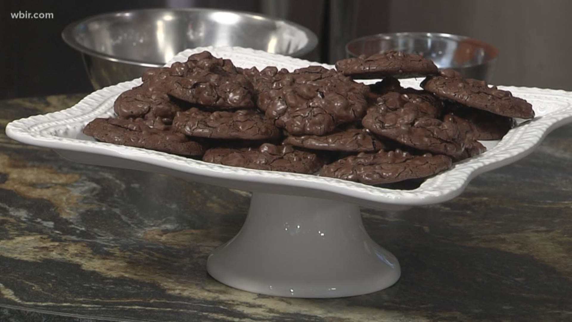 Elizabeth Smith from Magpie's Bakery is in the kitchen to shows us how to make chocolate cherry cookies.