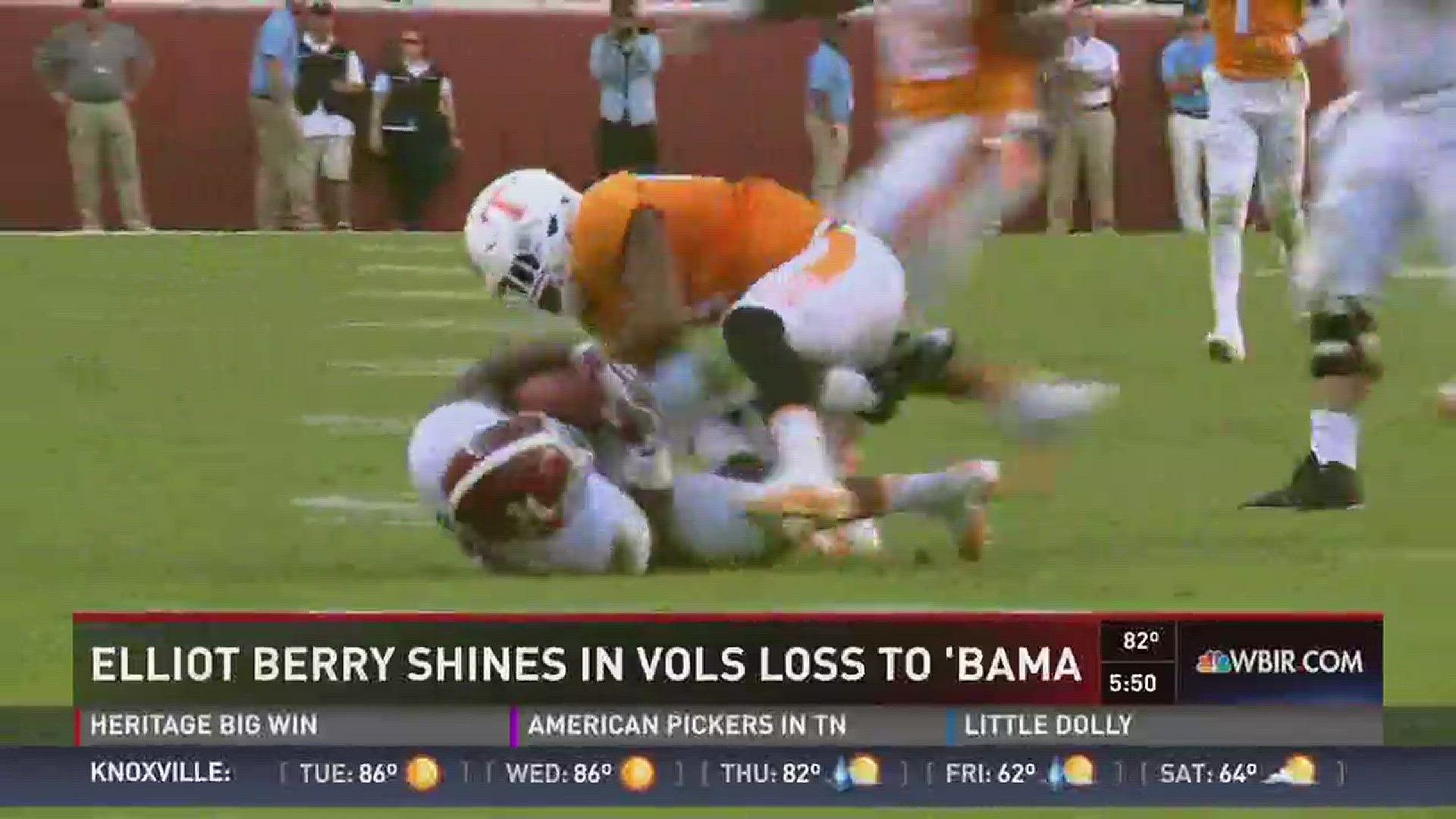 Elliot Berry shines in Vols loss to Alabama