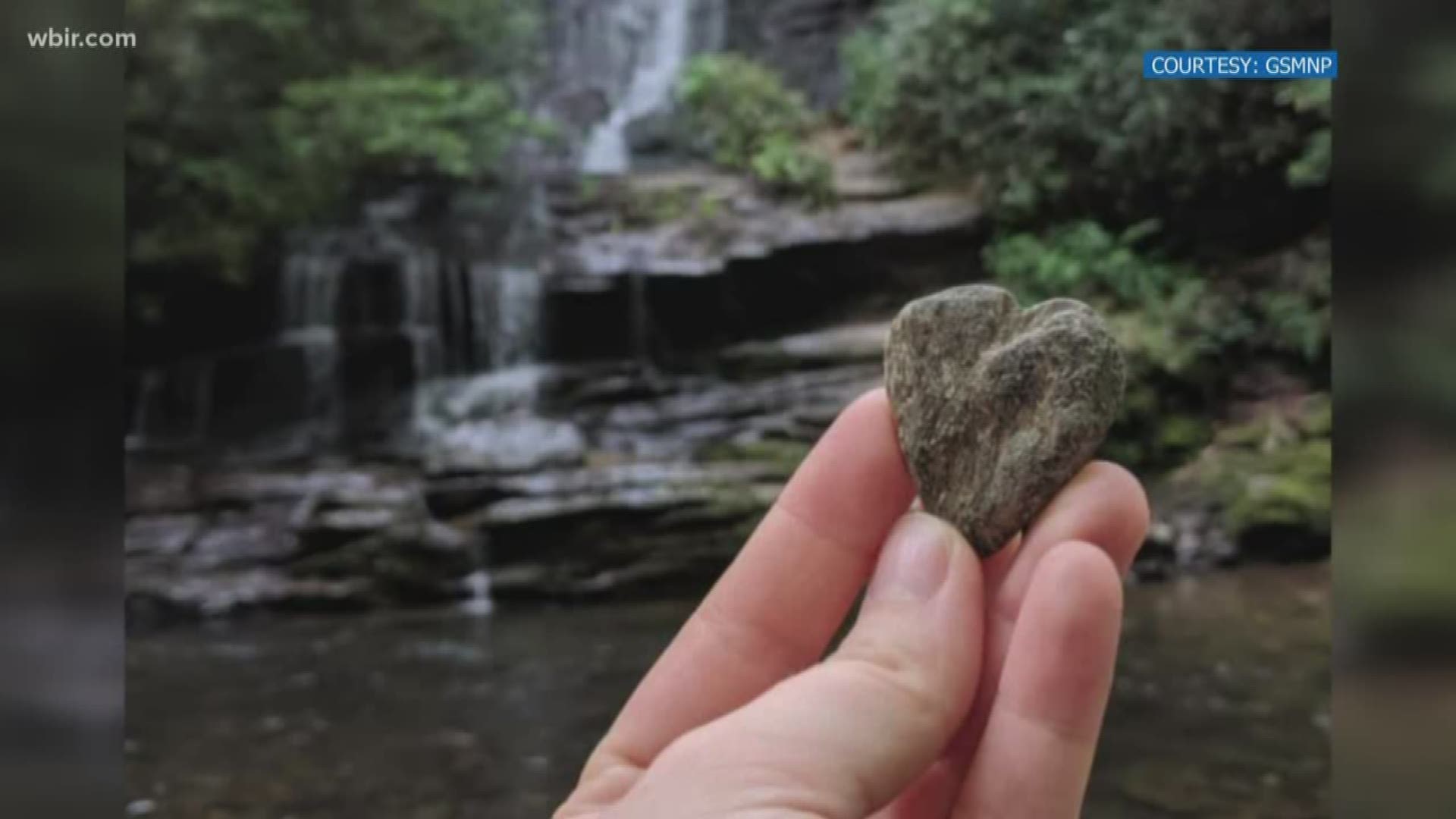 Removing something like a rock from the Great Smoky Mountains National Park is not allowed, and when one young visitor found out, she took action.
