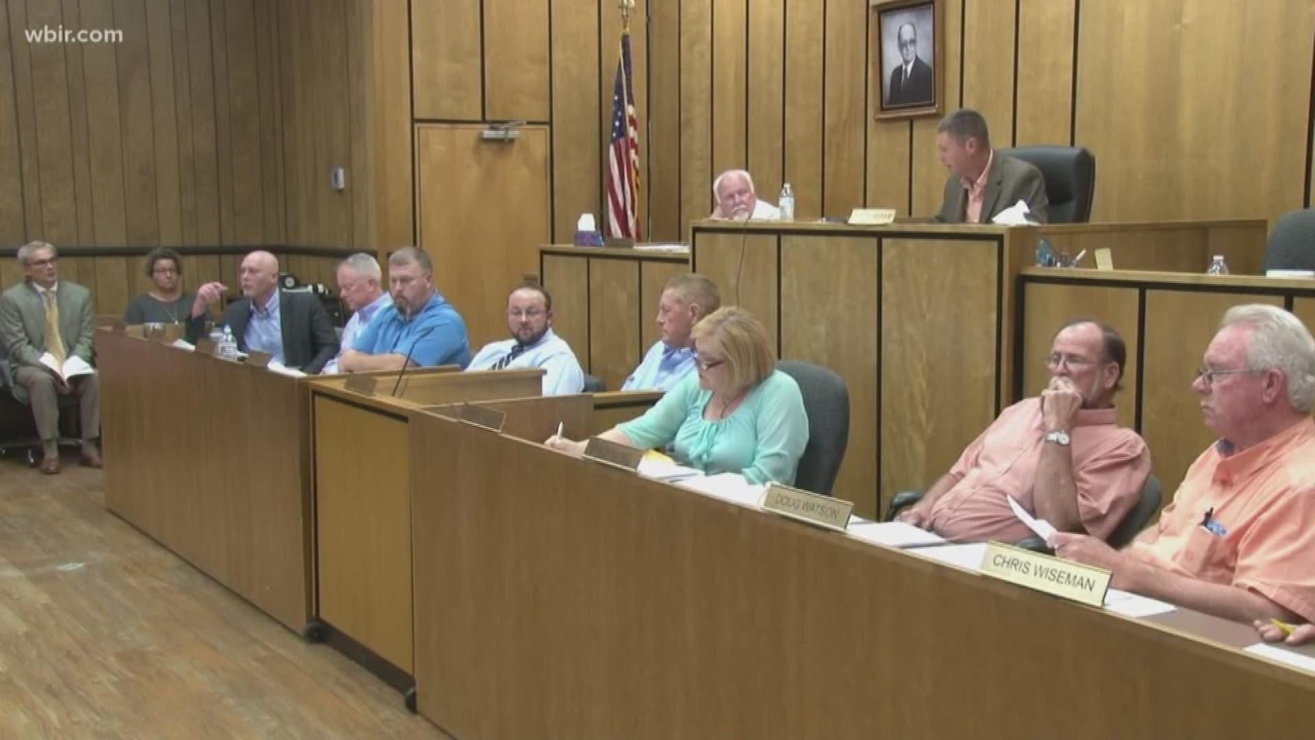 The Monroe County Commission voted in favor of raising the county's wheel tax.