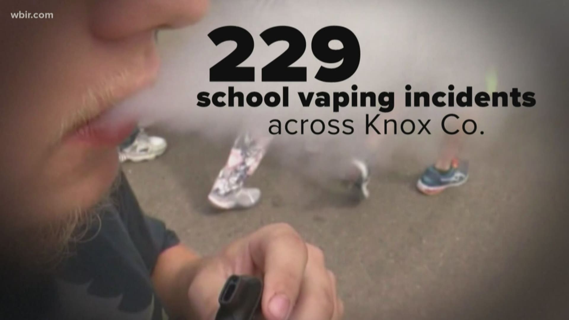 The Knox County Board of Education is trying to figure out how to combat the problem of vaping that's on the rise in schools.